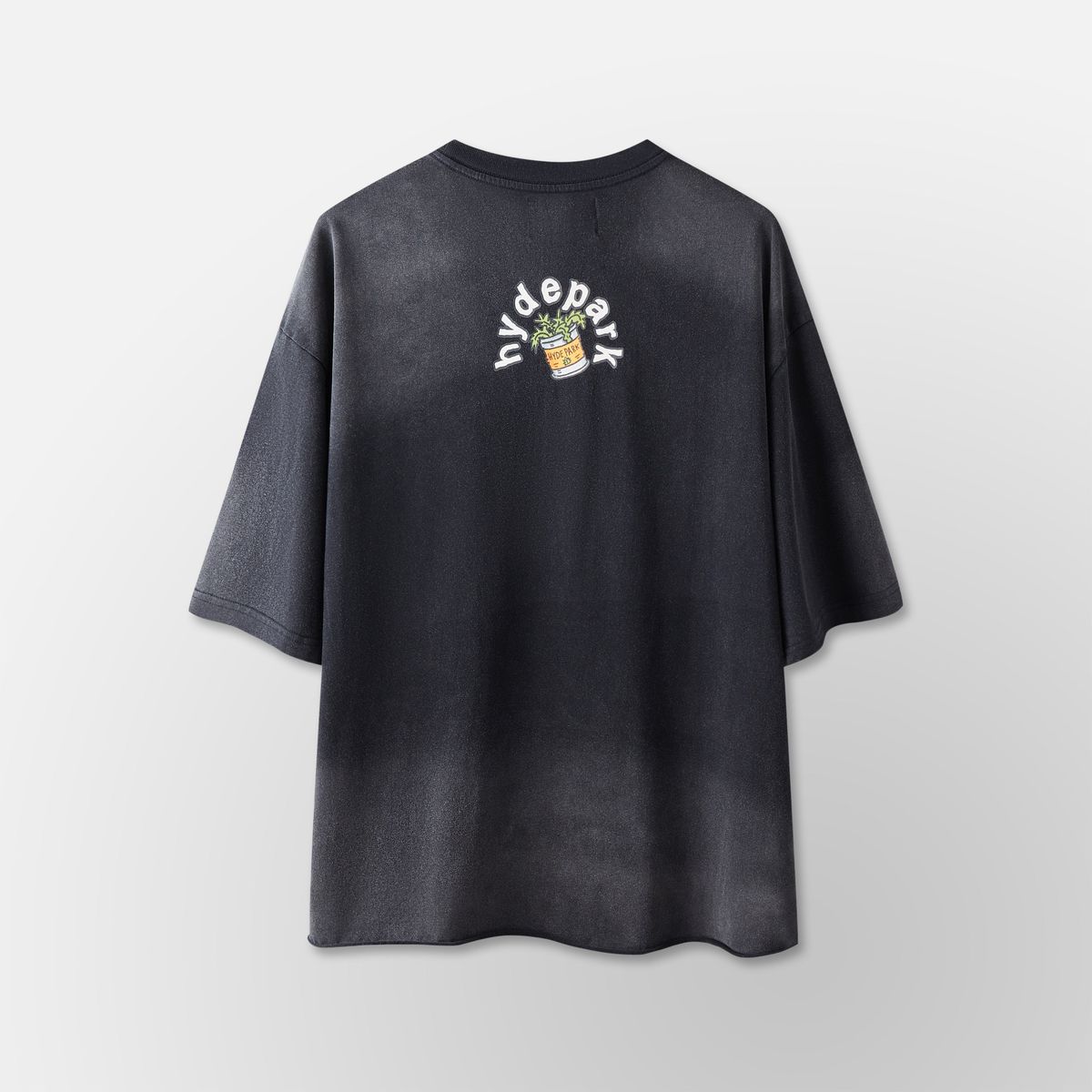 HYDE PARK PUFFING SPINACH TEE (BLACK)