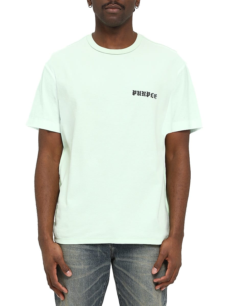 Purple Brand T-Shirts Purple Brand Logo Green Cotton Tee Purple Brand Logo Green Cotton Tee