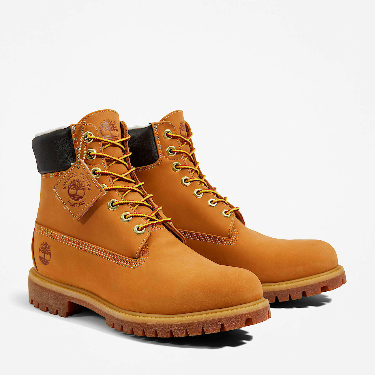 Timberland 6-Inch Premium Fur Line Men's Boots Wheat - Save 40%.