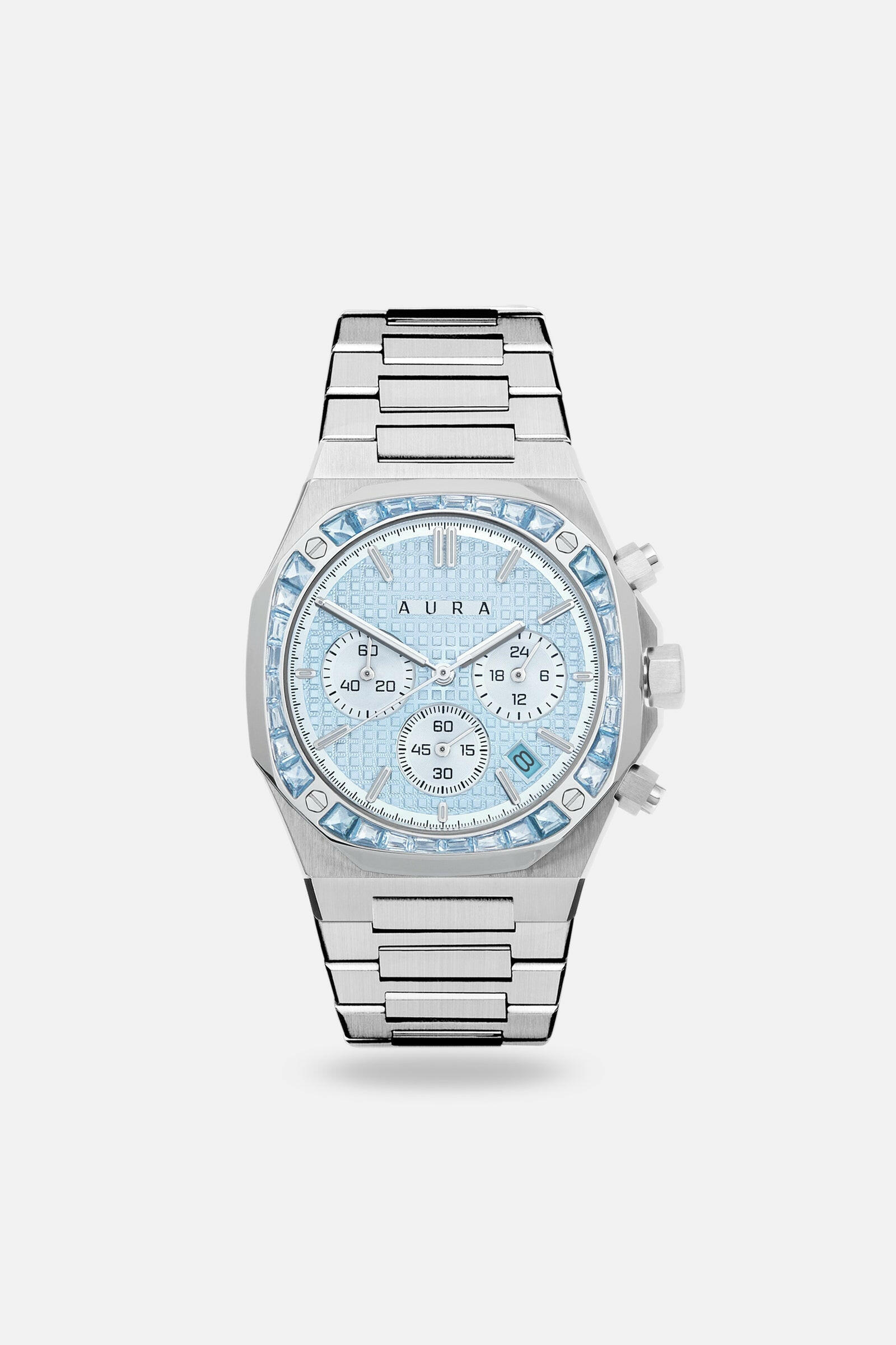 Aura Chronograph 001 Watch w/ Stones.