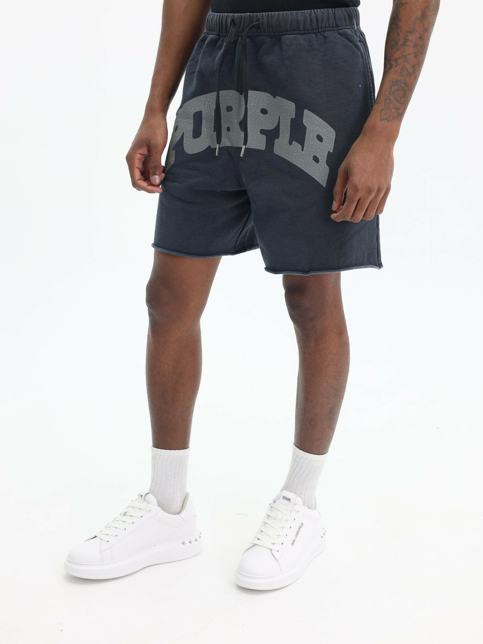 Purple Brand Shorts MWT Fleece Shorts Black - 40% OFF.