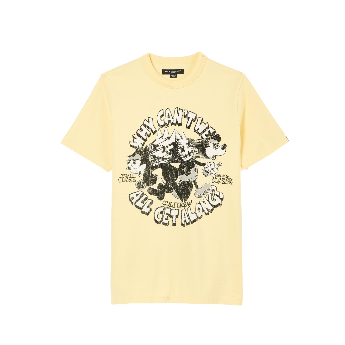 Cult Why Can't We Get Along Tee