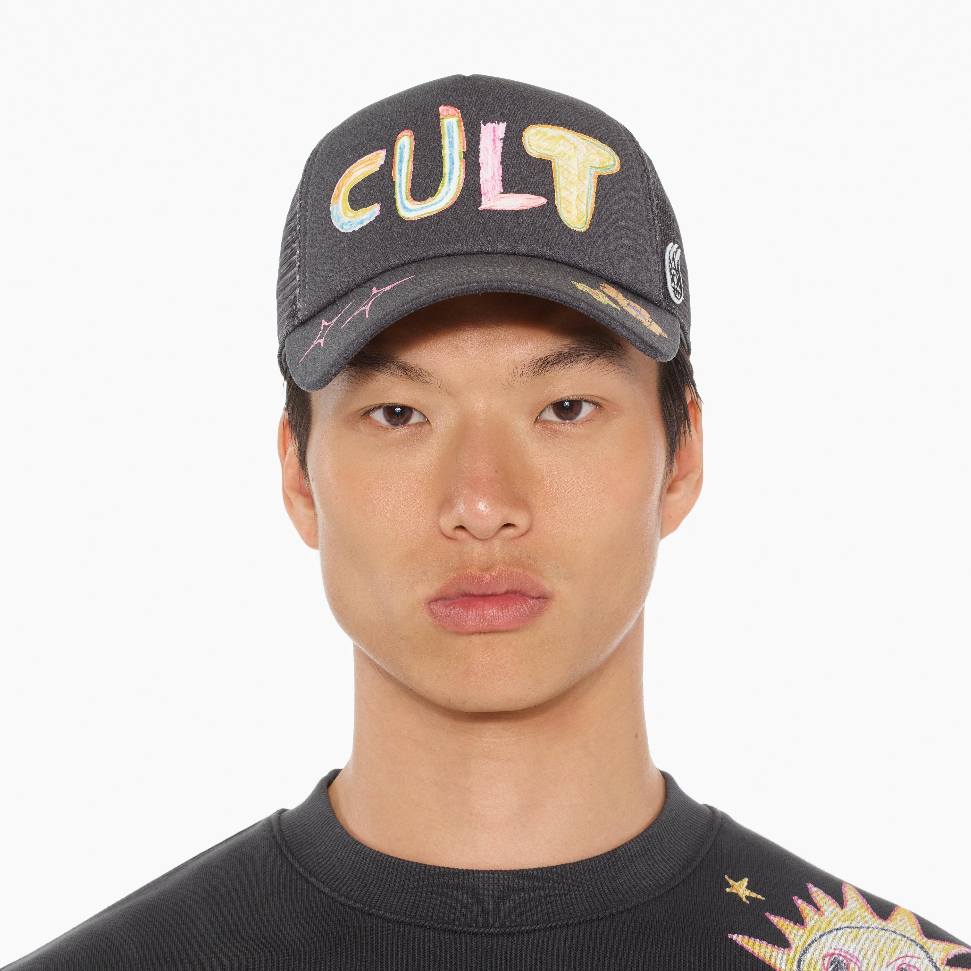Cult Hand Drawn Trucker Hat.