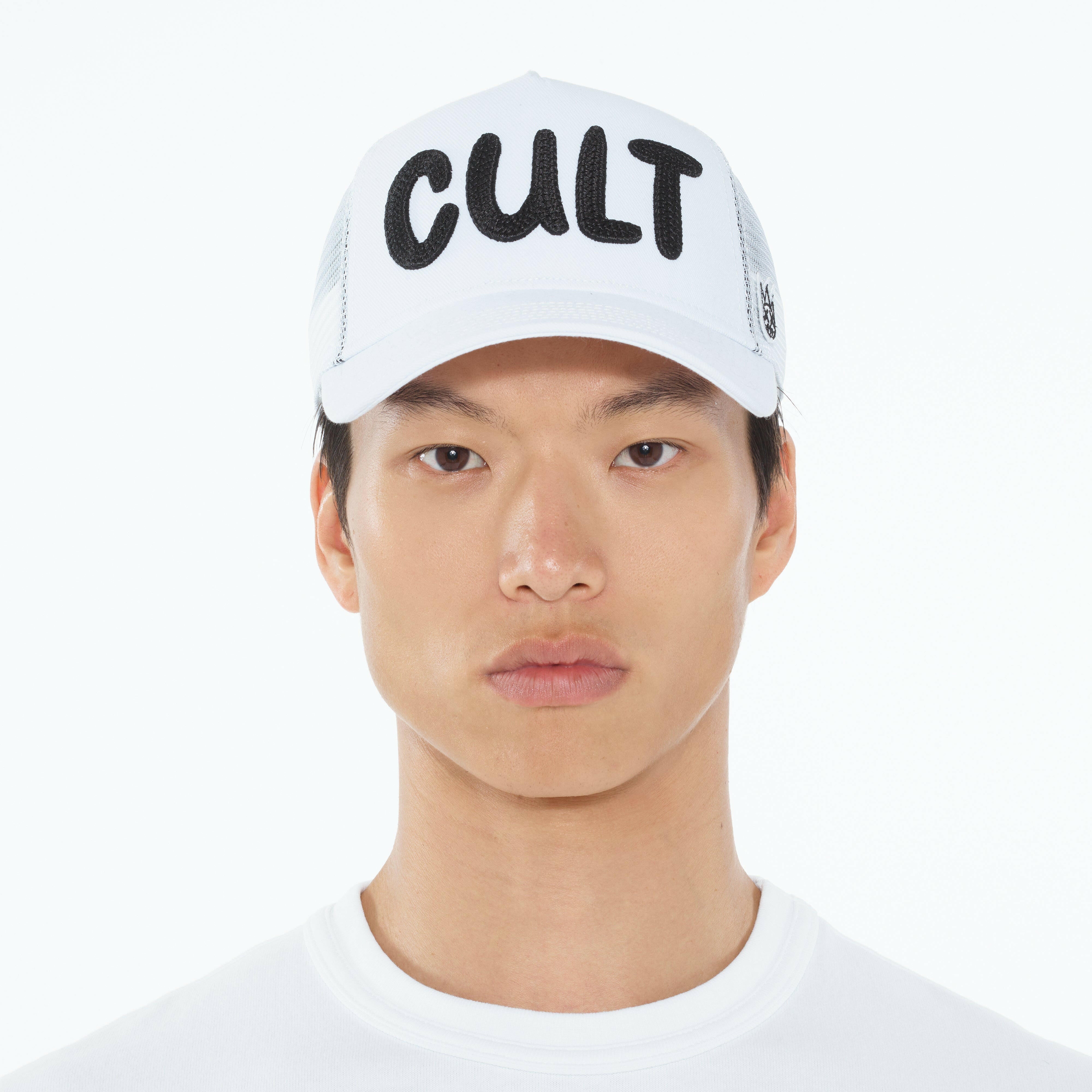 Cult Chain Logo Trucker Hat.