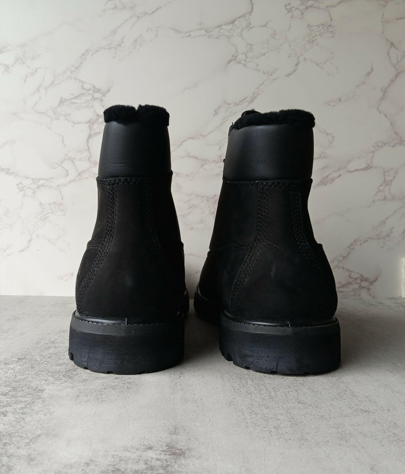 Timberland 6-Inch Premium Fur Line Black Men's Boots - Save 40%.