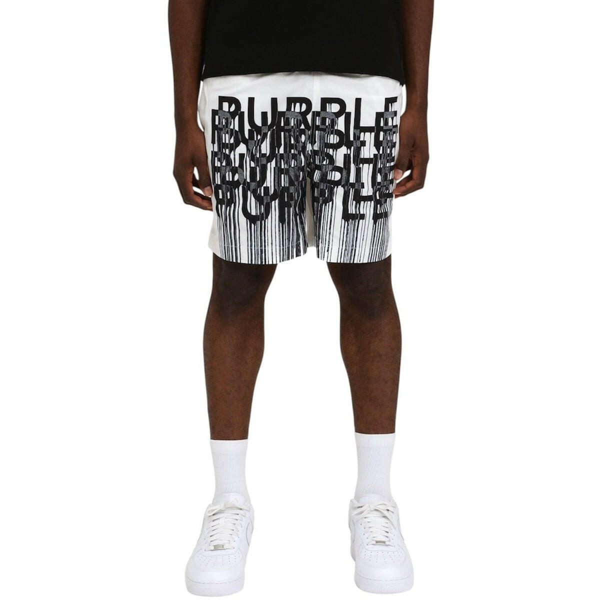 Purple Brand Wordmark Drip All Round Shorts - White - 40% OFF.
