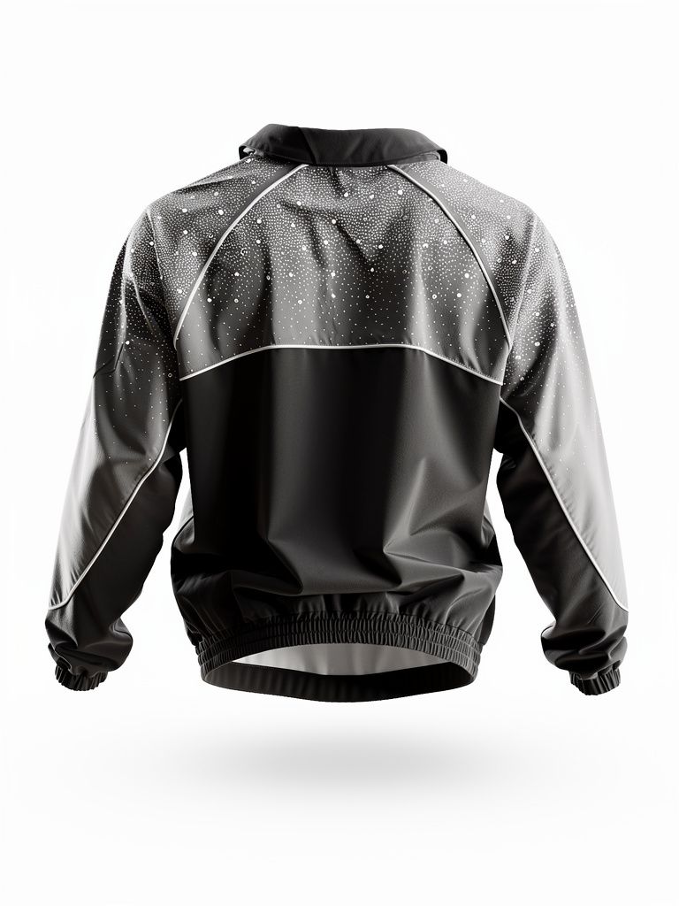 Kindred Rhinestone Nylon Zip-Up Tracksuit