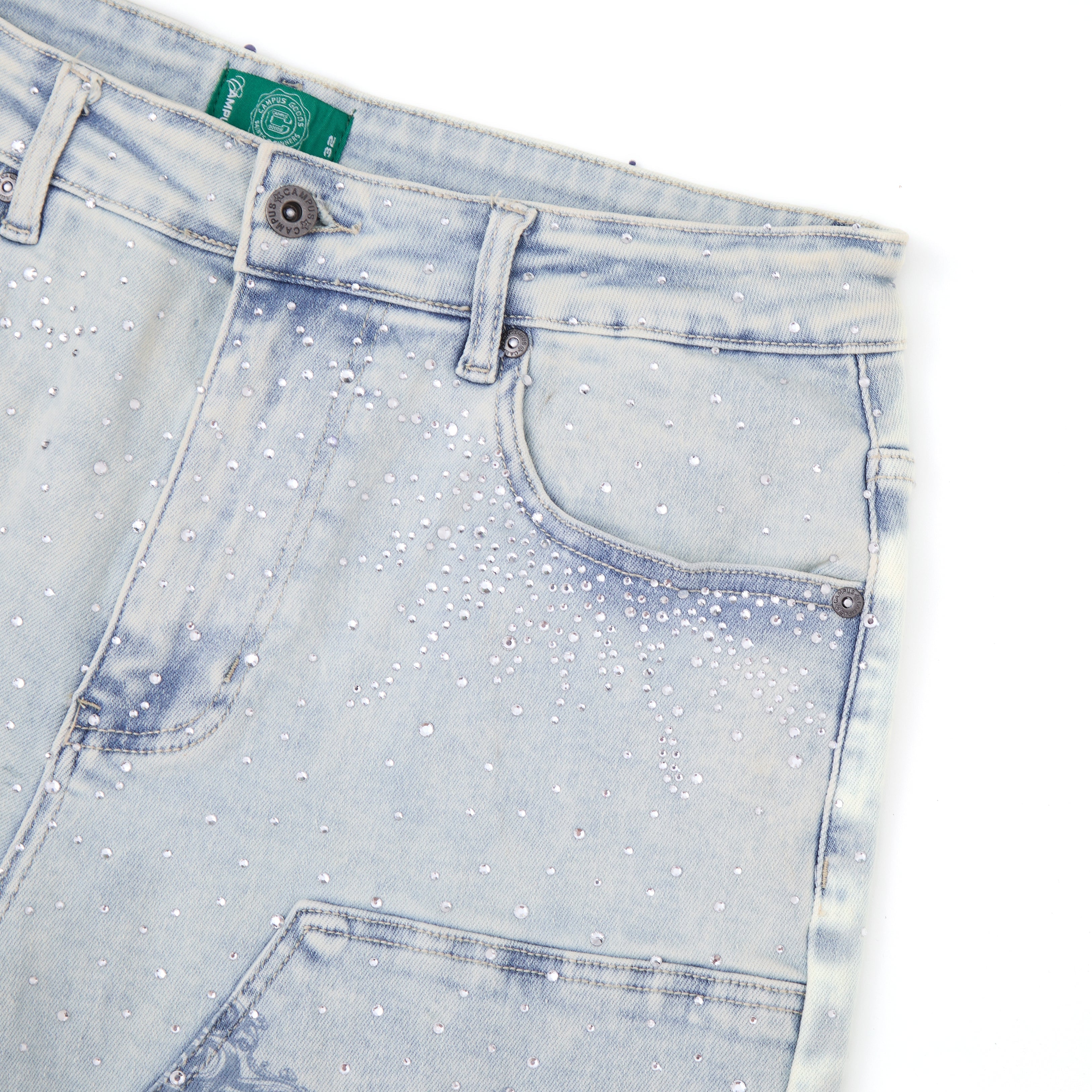 Duaa Kingdom Denim Shorts - 50% OFF.