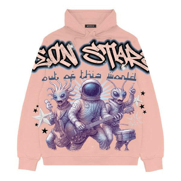 3Forty Neon Stars Hoodie