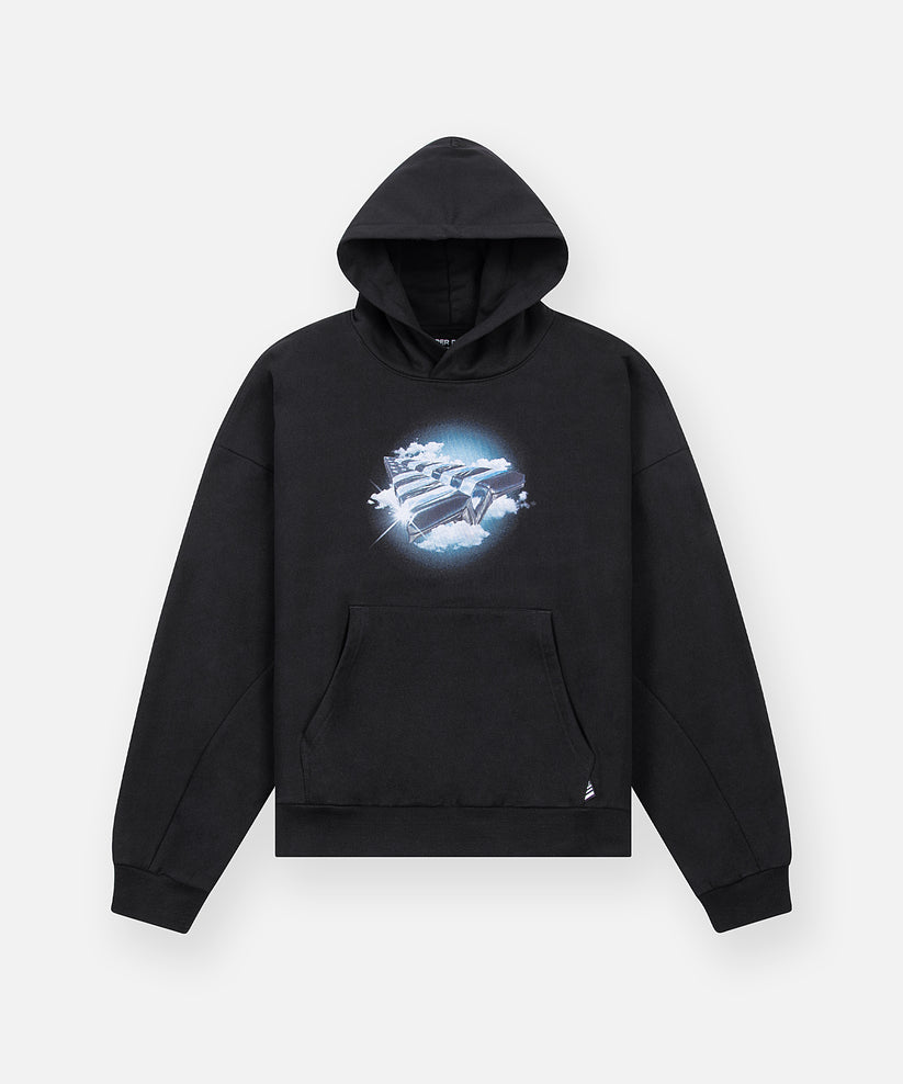 Paper Plane Above The Clouds Hoodie