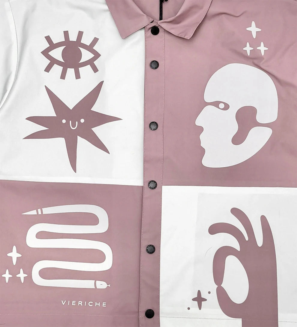 Vie+Riche Paris Mauve Tribal Shirt.