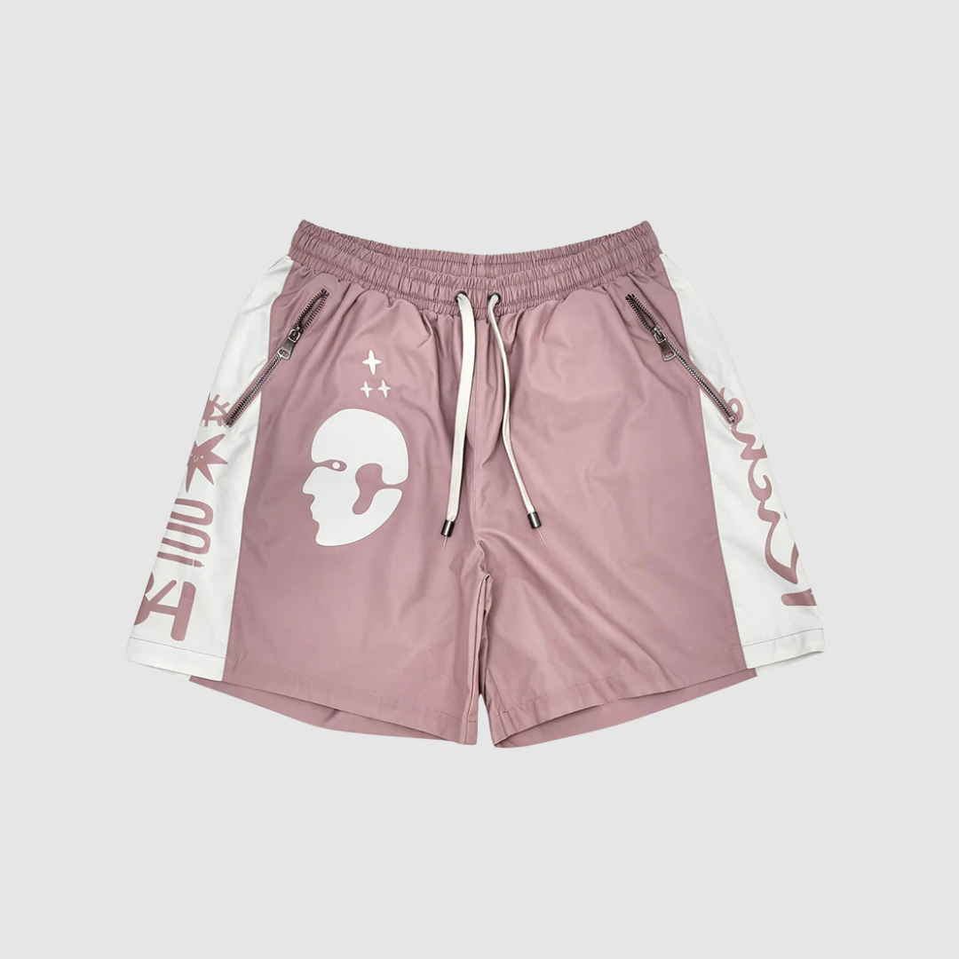 Vie+Riche Paris Mauve Tribal Shorts.