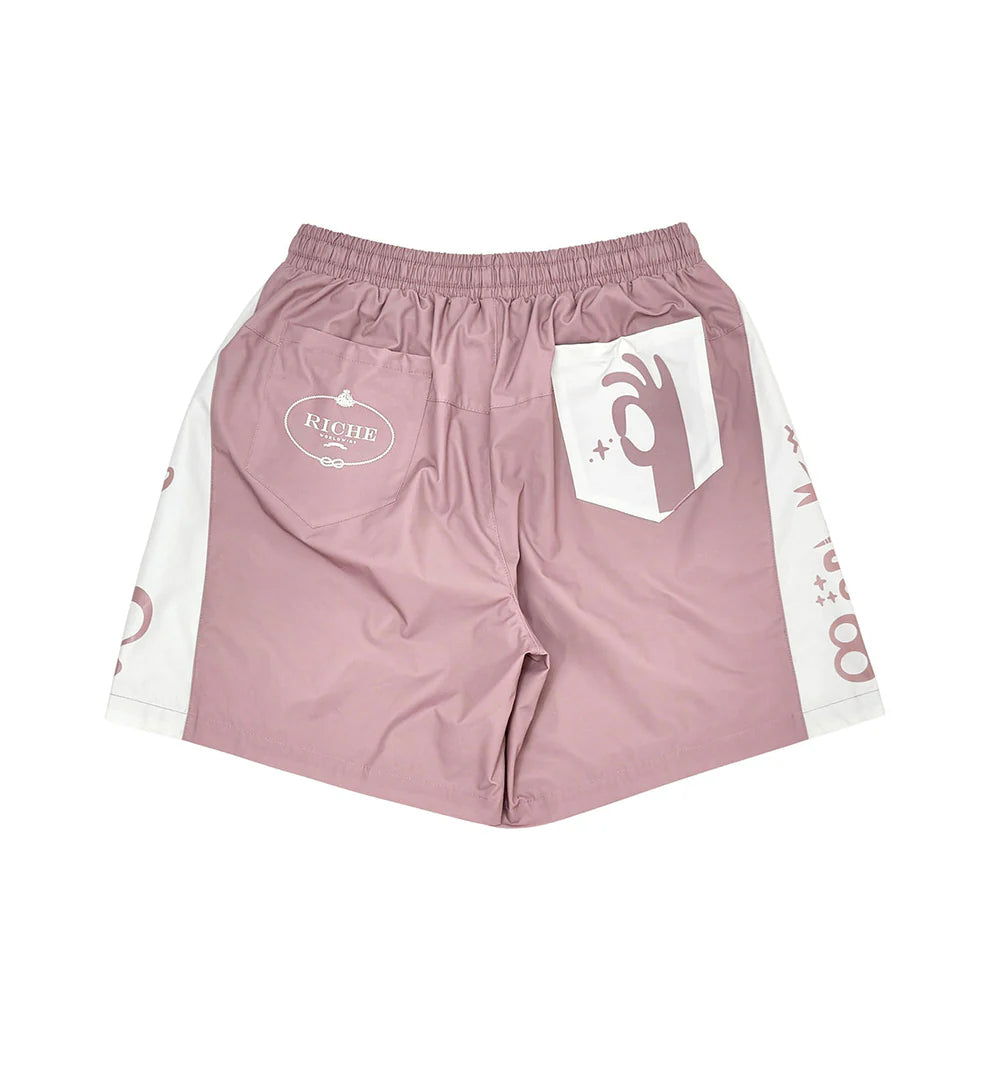 Vie+Riche Paris Mauve Tribal Shorts.