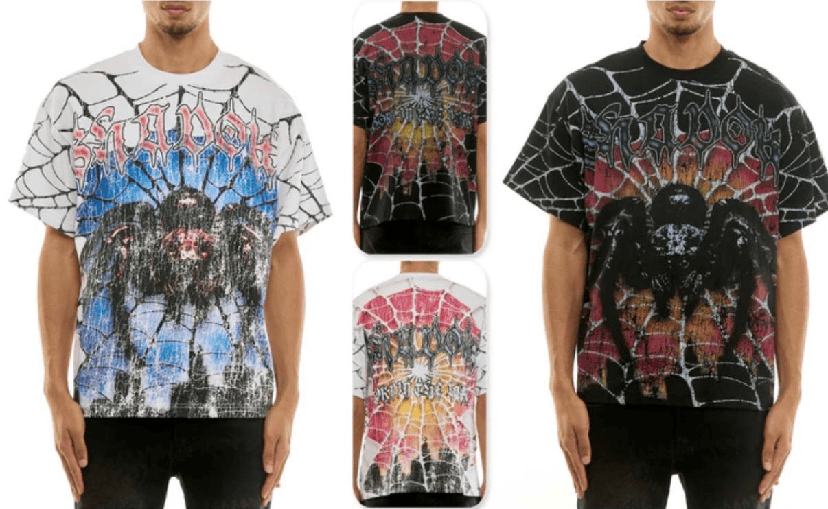 Black KDNK Shadow Tee T-shirt with a minimalist shadow graphic on the front, casual fit, made from soft cotton fabric.