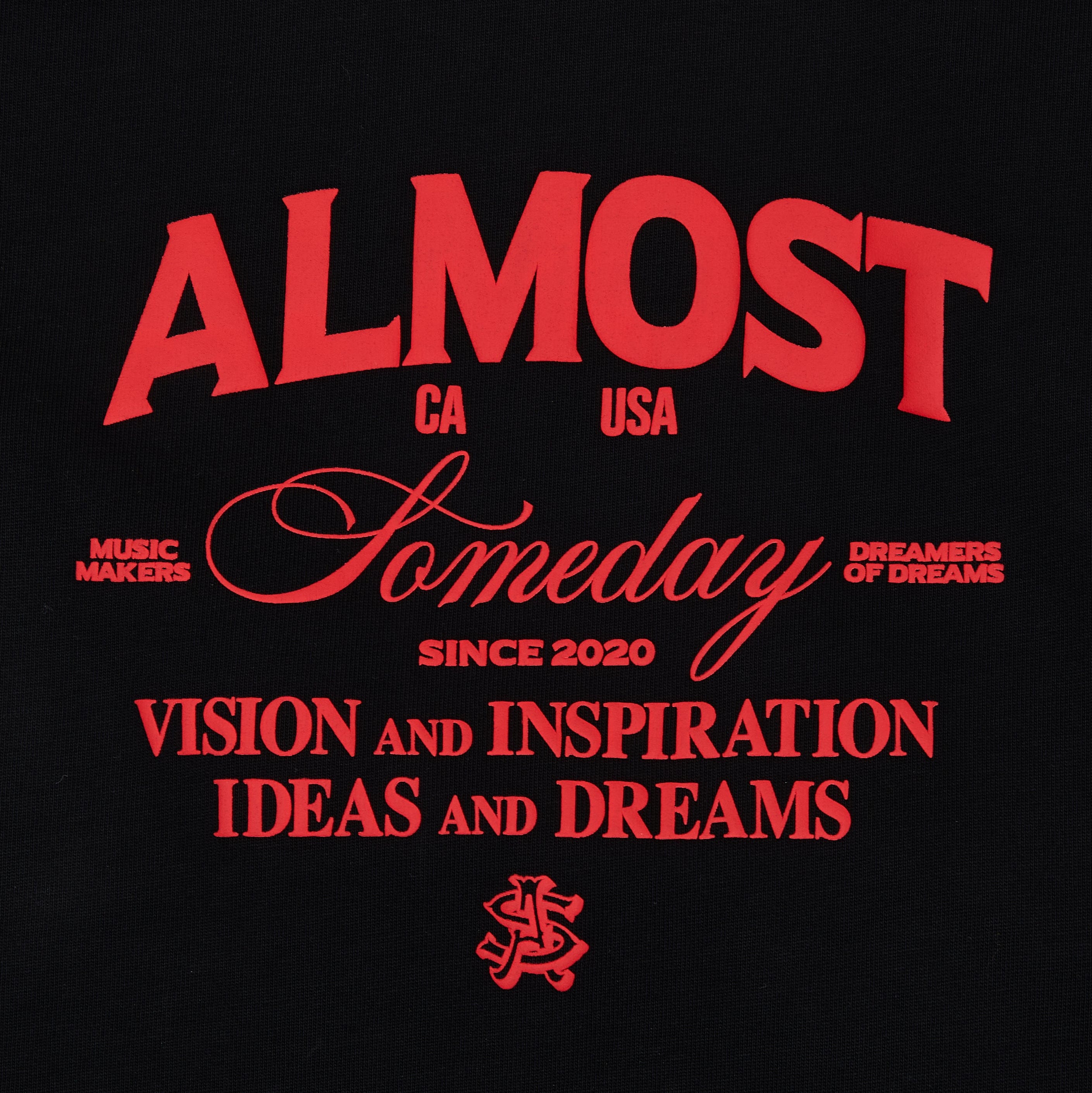 Almost Someday T-Shirts Almost Someday Beverly Black Tee Almost Someday Beverly Black Tee
