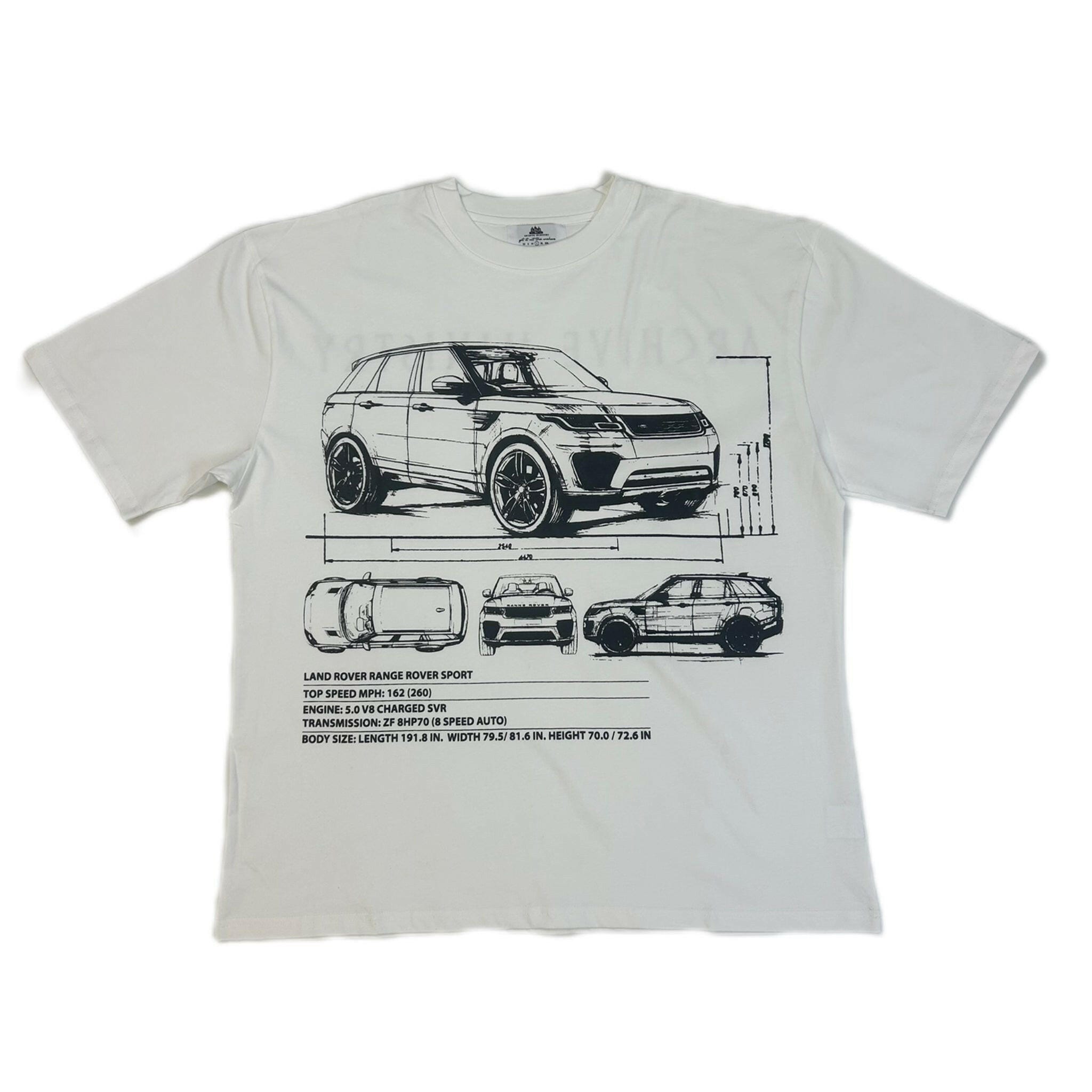 Archive Ministry T-Shirts Archive Ministry Rover Tee - White Archive Ministry Rover Tee - White