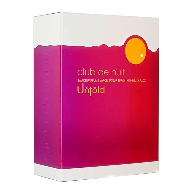 Armaf Fragrance Armaf Club De Nuit Untold for Men Eau de Parfum Spray, 3.6 Ounce Armaf Club De Nuit Untold for Men Eau de Parfum Spray, 3.6 Ounce