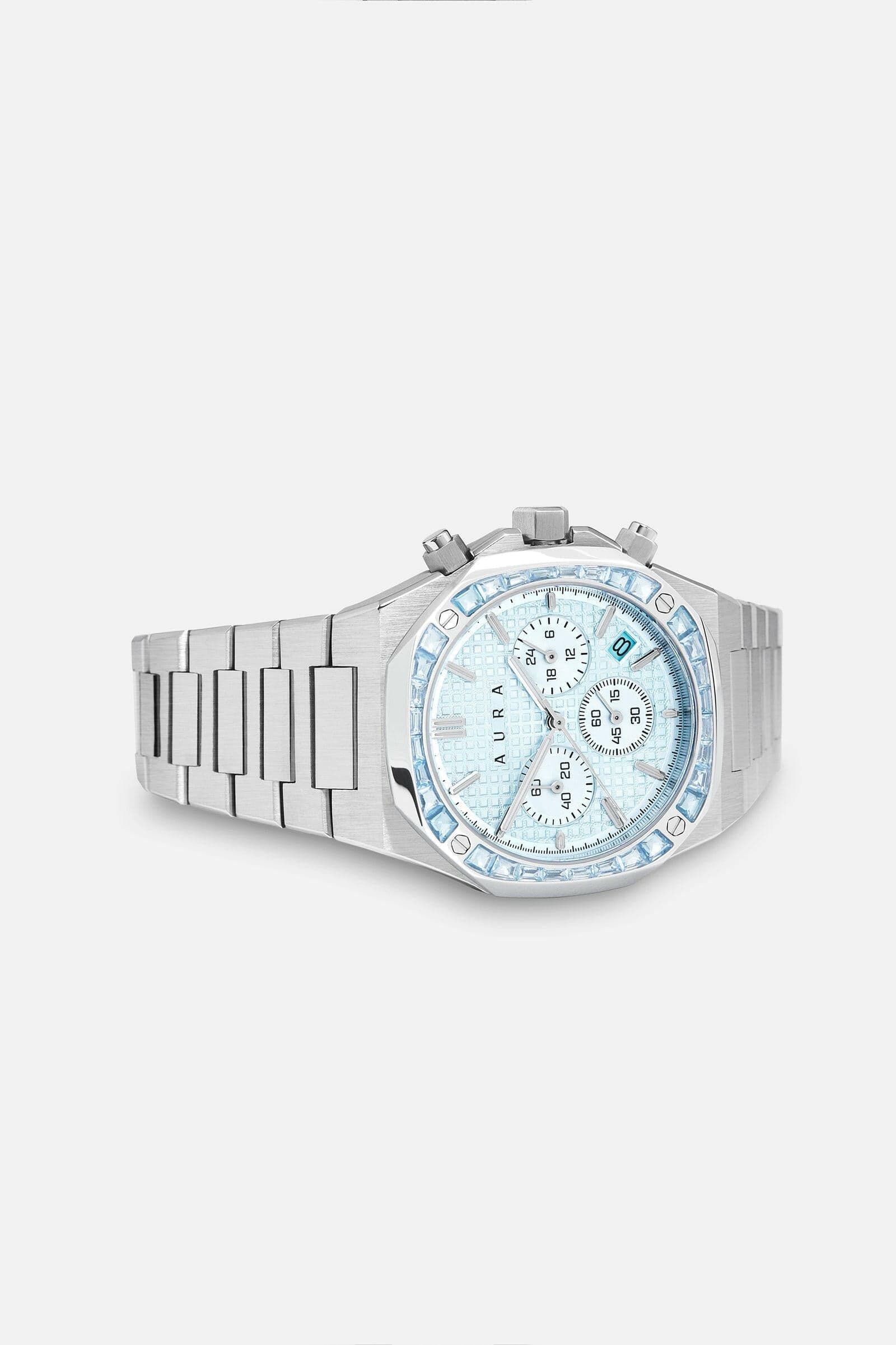 Aura Watches Aura Chronograph 001 Watch w/ Stones Aura Chronograph 001 Watch w/ Stones