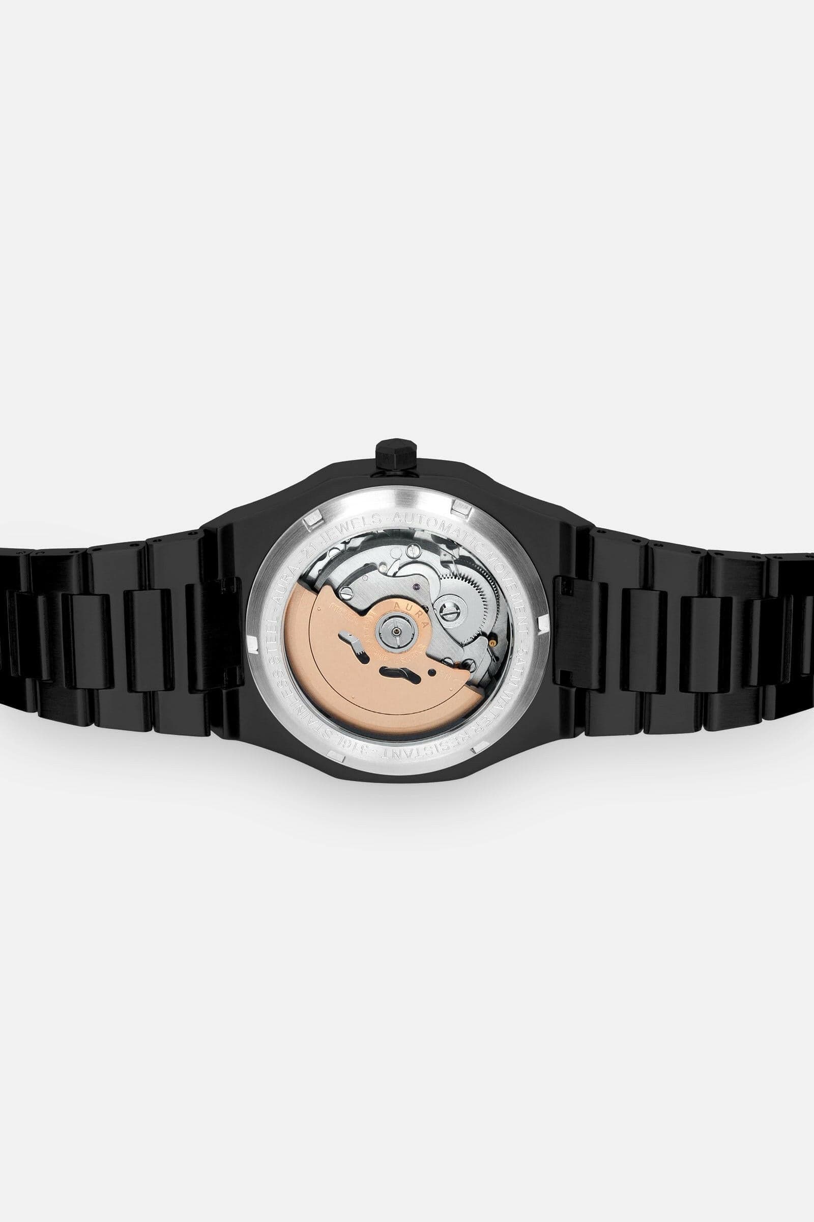 Aura Watches Aura Date 002 Black/Rose Aura Date 002 Black/Rose