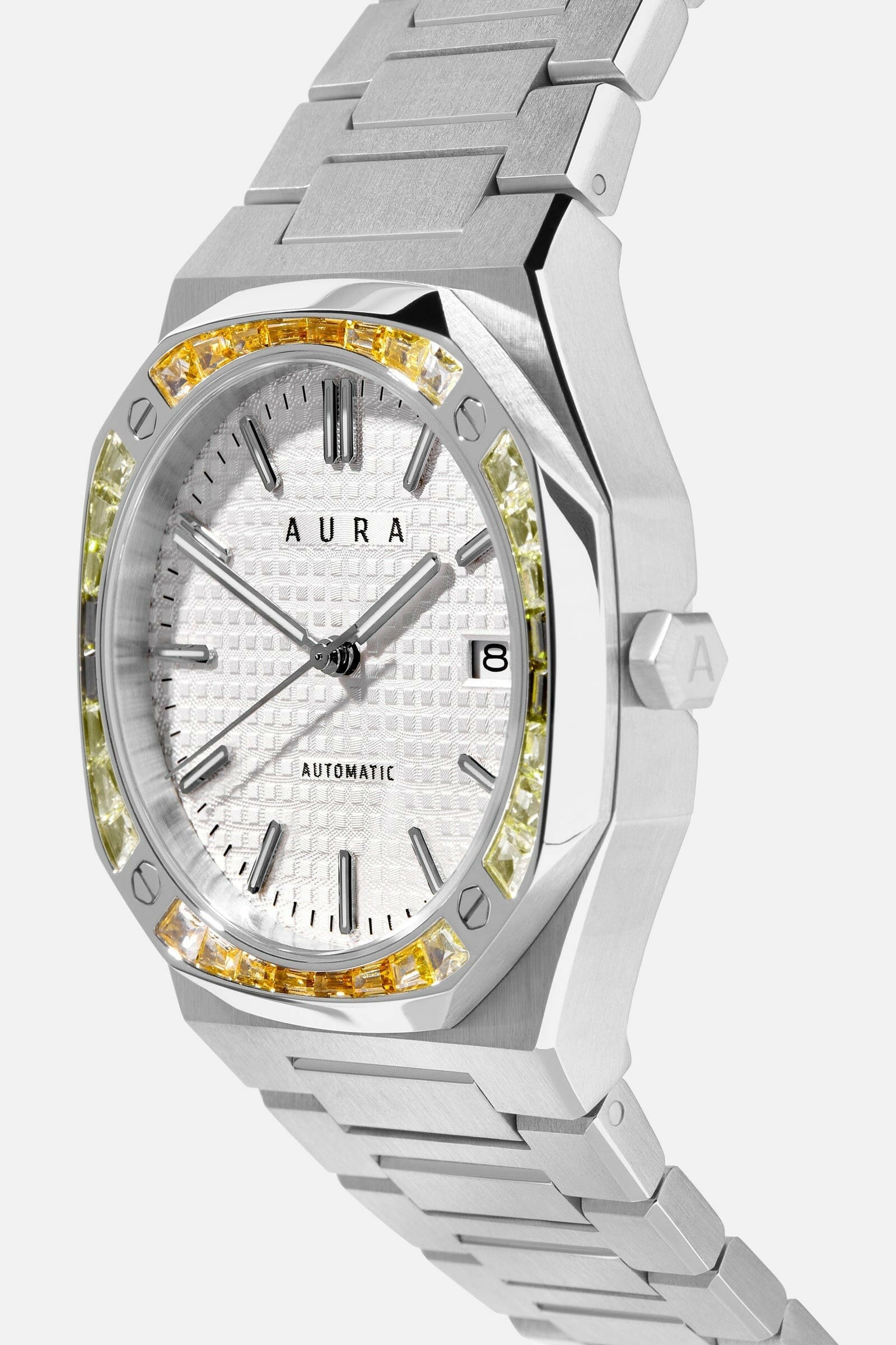 Aura Watches Aura Date 003 Steel/Pineapple Aura Date 003 Steel/Pineapple