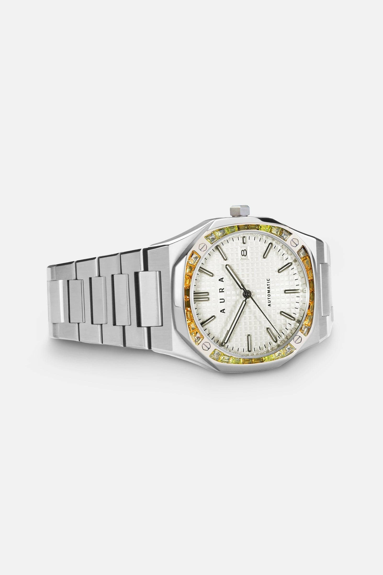 Aura Watches Aura Date 003 Steel/Pineapple Aura Date 003 Steel/Pineapple