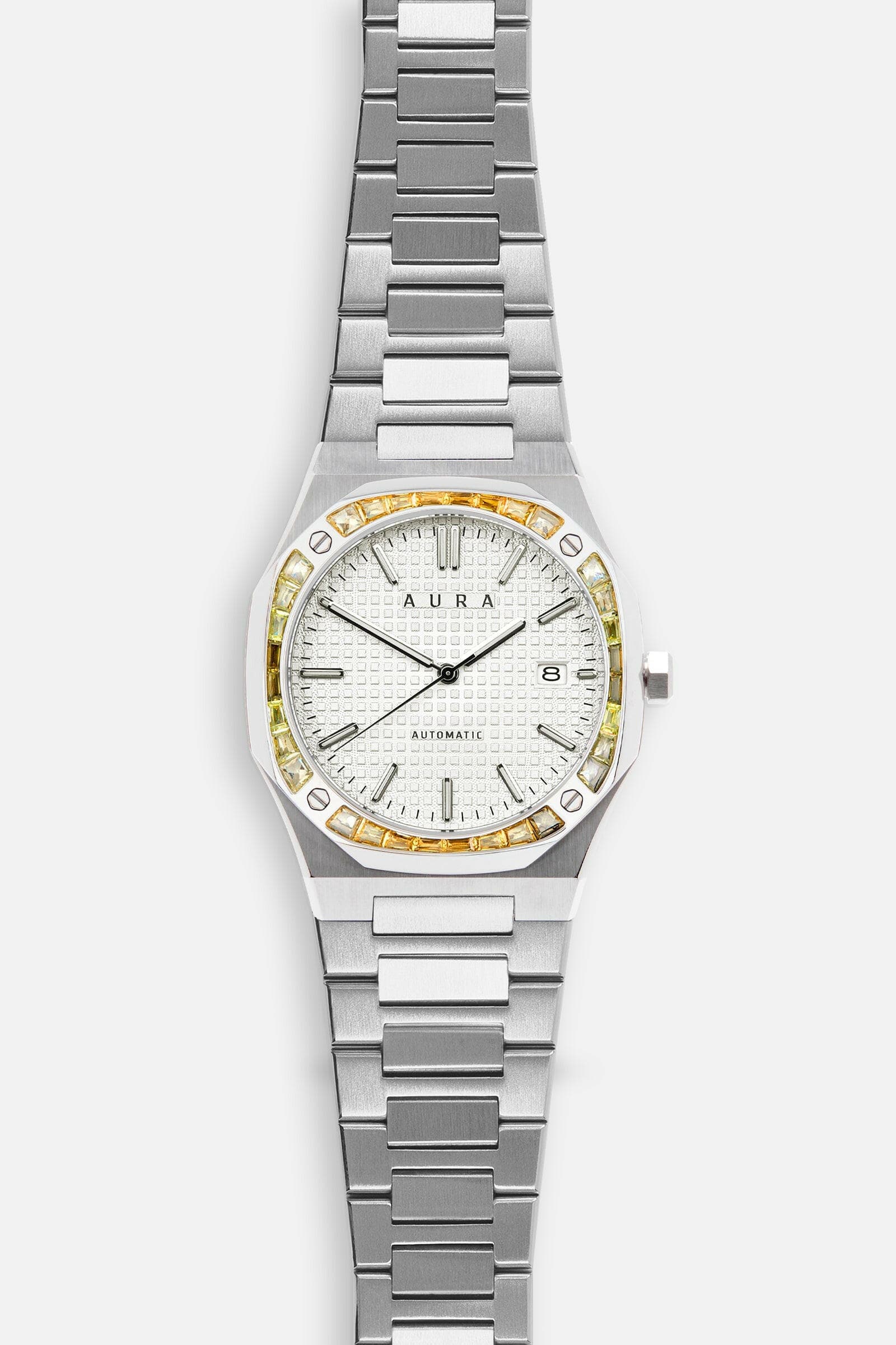 Aura Watches Aura Date 003 Steel/Pineapple Aura Date 003 Steel/Pineapple