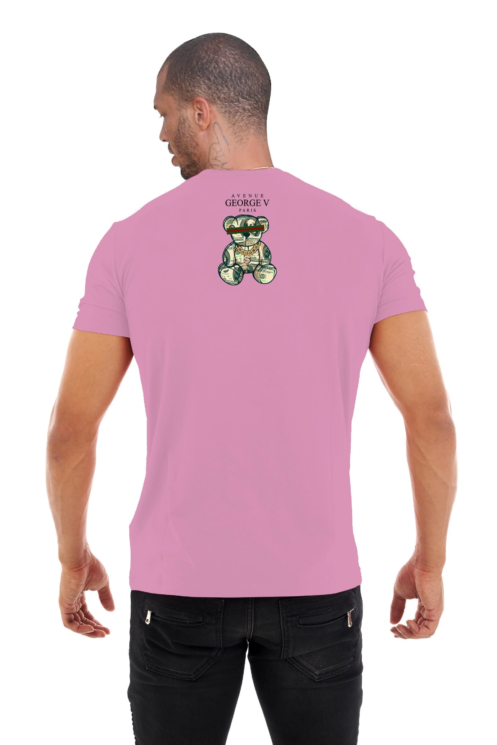 Avenue George V Paris T-Shirts Avenue George V Pink Gucci Teddy Bear Tee Avenue George V Pink Gucci Teddy Bear Tee