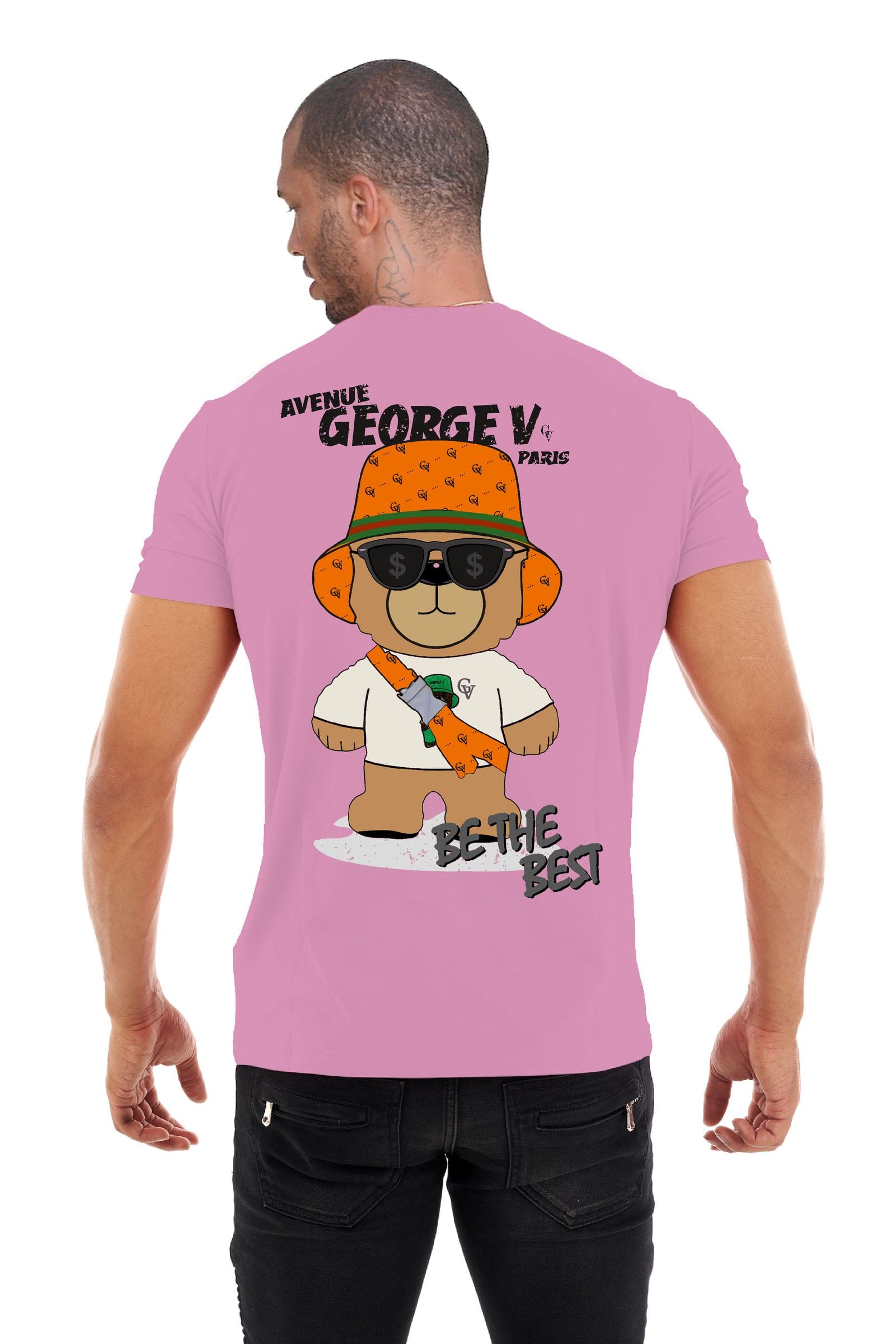 Avenue George V Paris T-Shirts Avenue George V Pink Teddy Bear Tee Avenue George V Pink Teddy Bear Tee