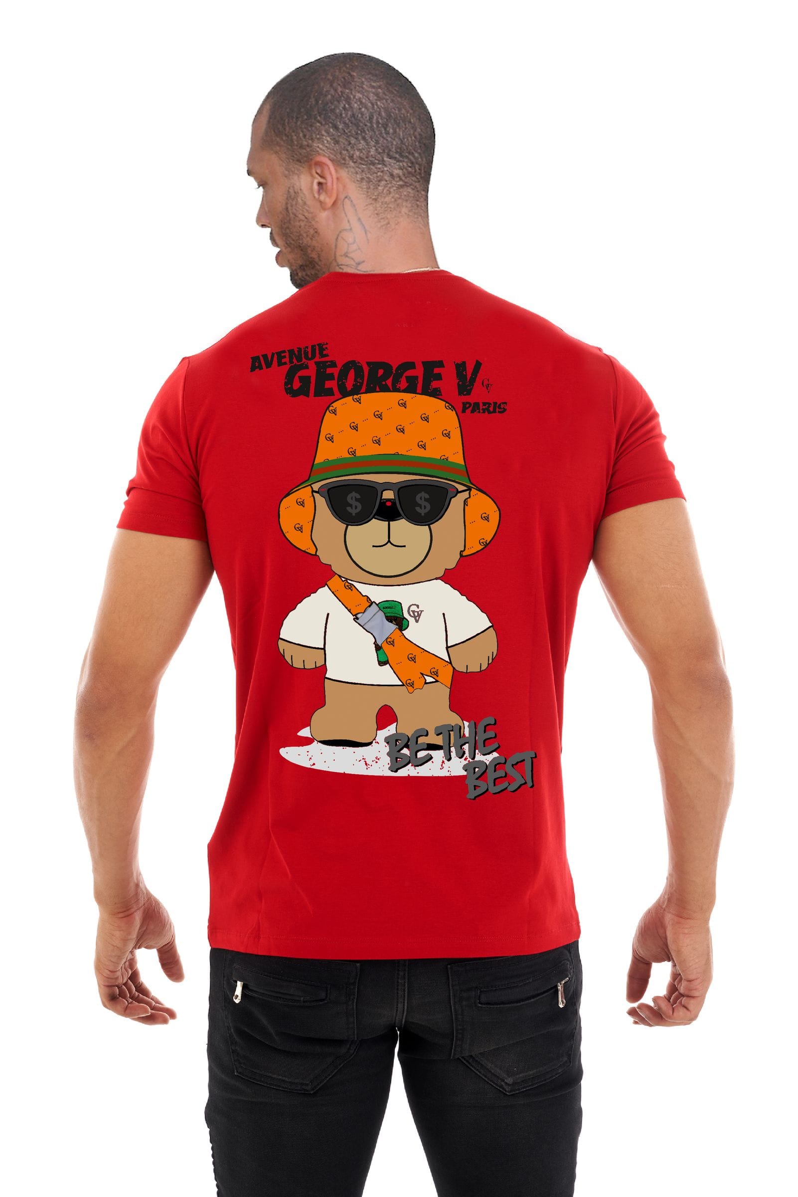 Avenue George V Paris T-Shirts Avenue George V Red Teddy Bear Tee Avenue George V Red Teddy Bear Tee