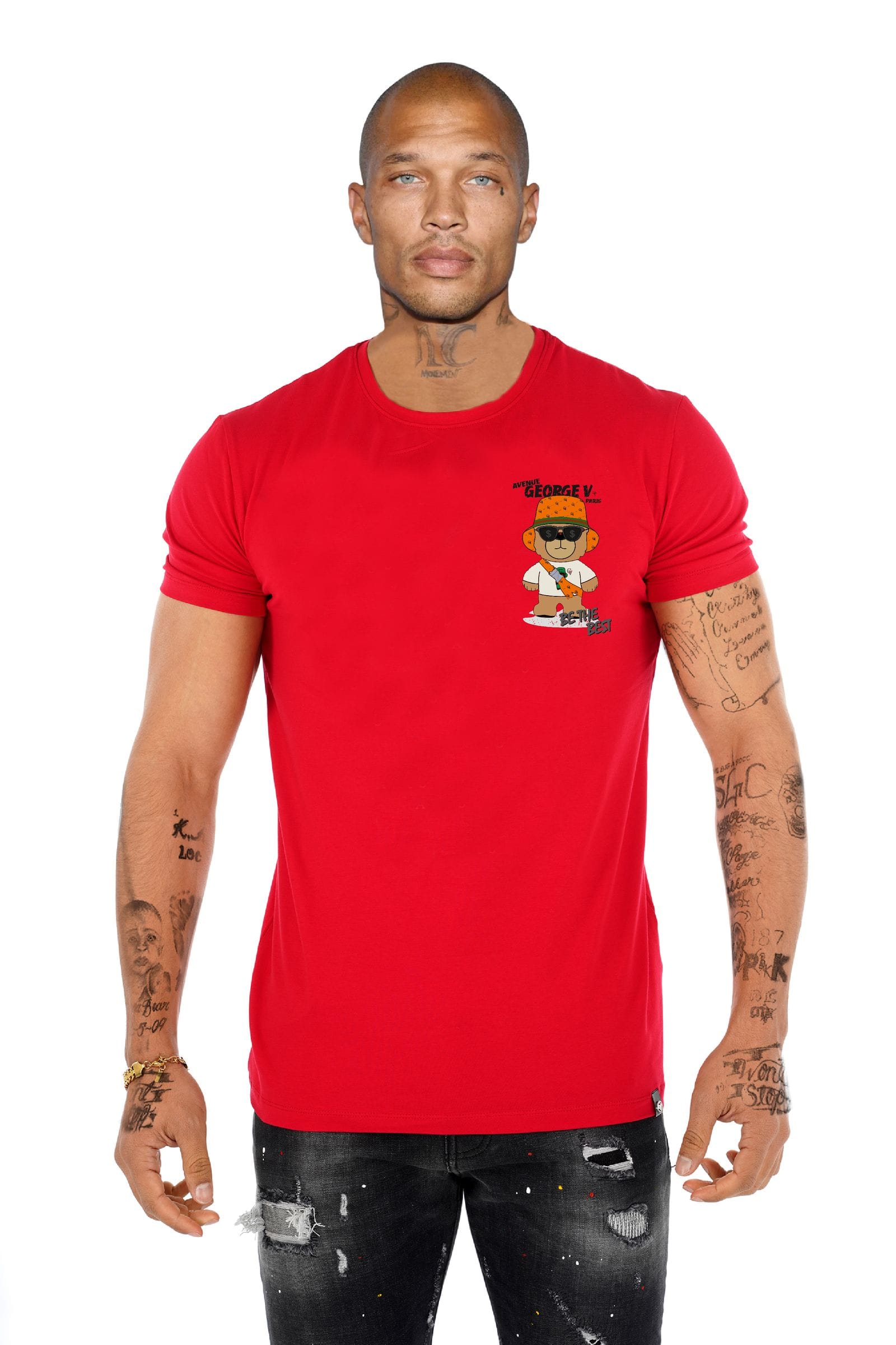 Avenue George V Paris T-Shirts Avenue George V Red Teddy Bear Tee Avenue George V Red Teddy Bear Tee