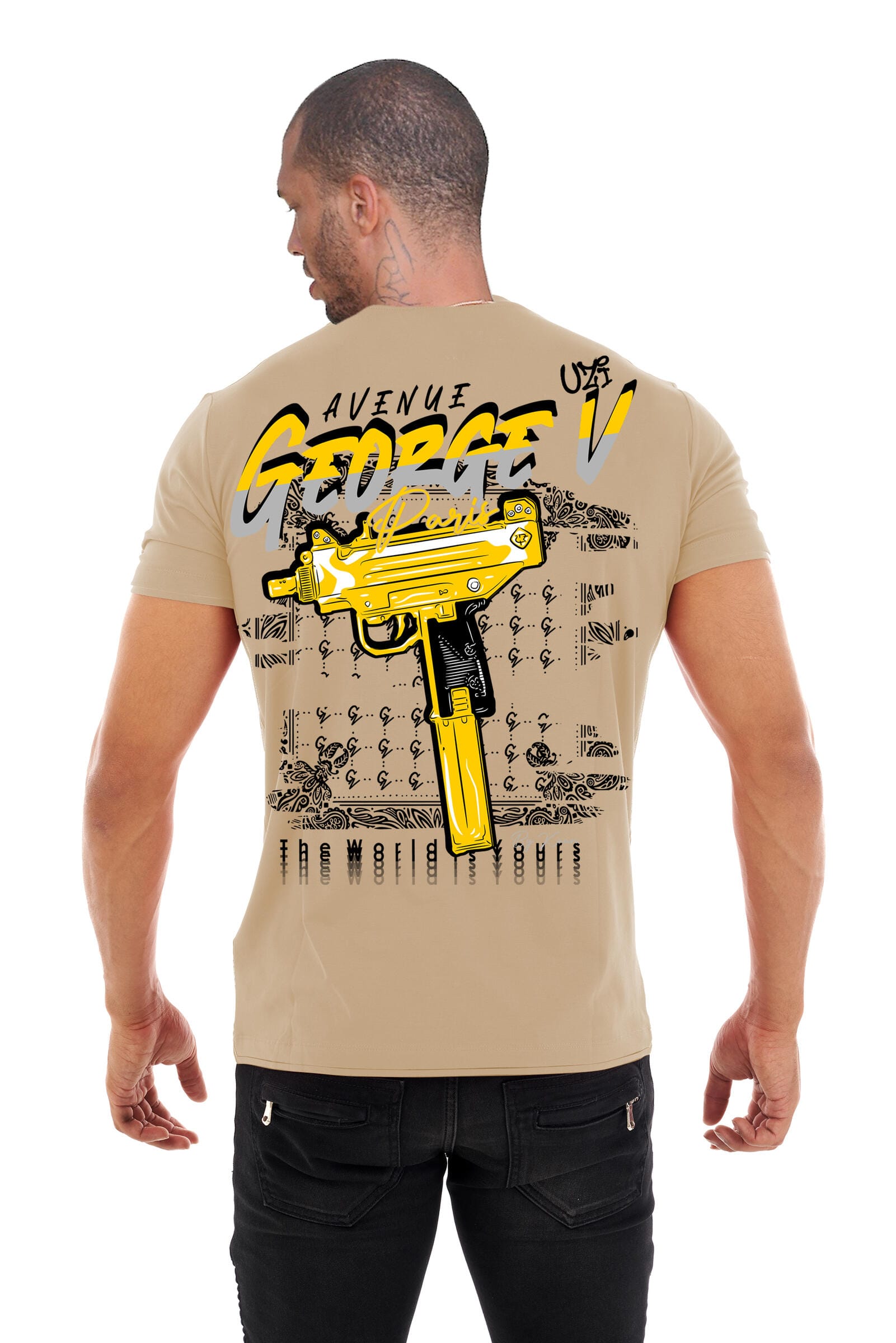 Avenue George V Paris T-Shirts Avenue George V Uzi Tee Avenue George V Uzi Tee