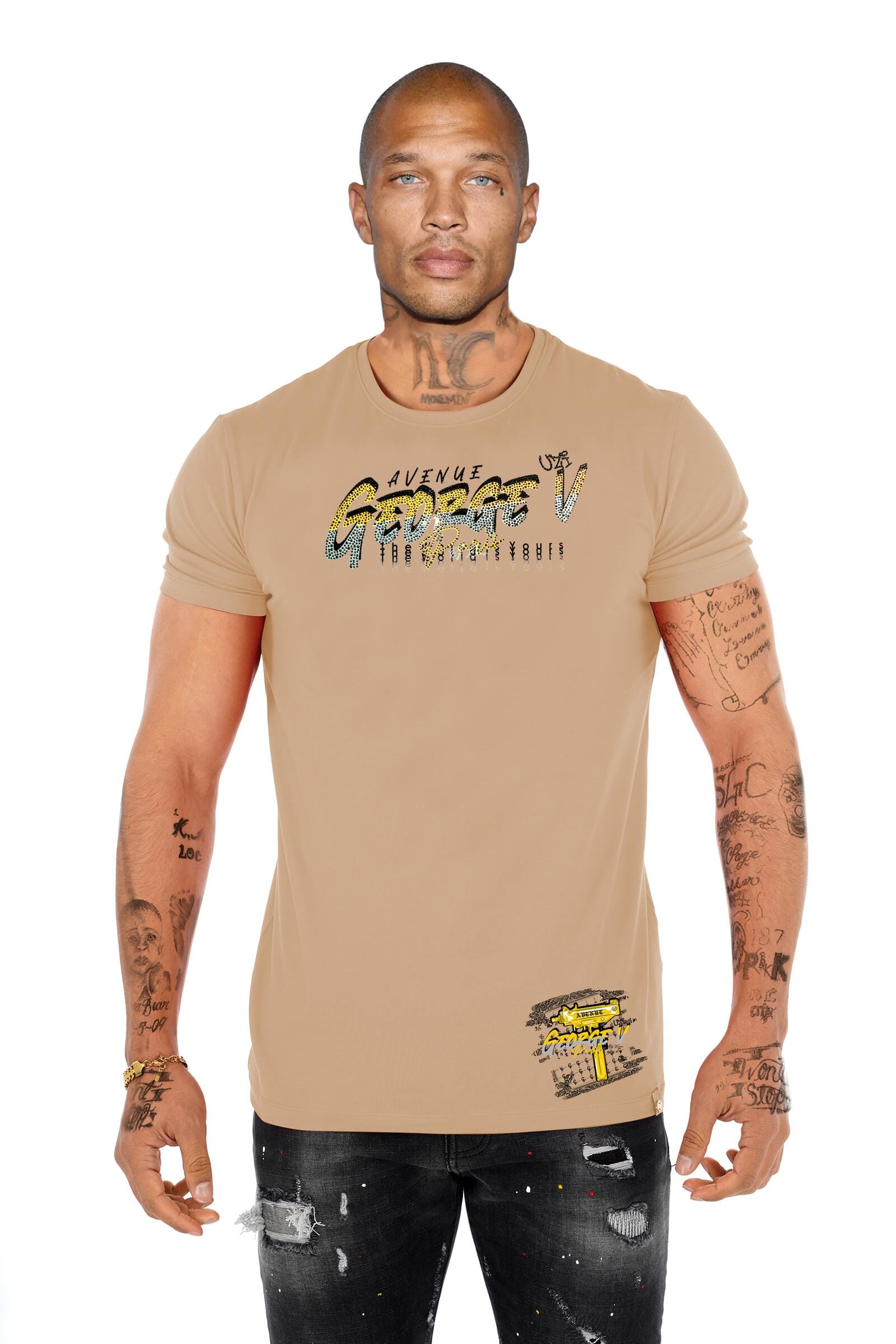 Avenue George V Paris T-Shirts Avenue George V Uzi Tee Avenue George V Uzi Tee