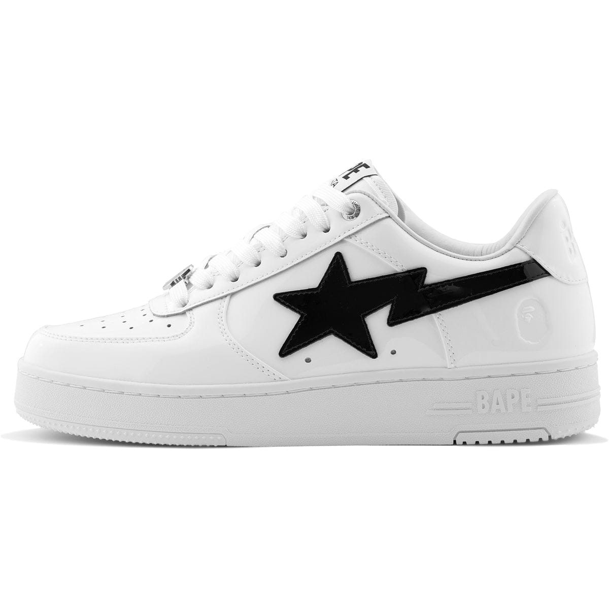 Bape Sneakers Bape Sta #1 All-Patent Leather Shoes Bape Sta #1 All-Patent Leather Shoes