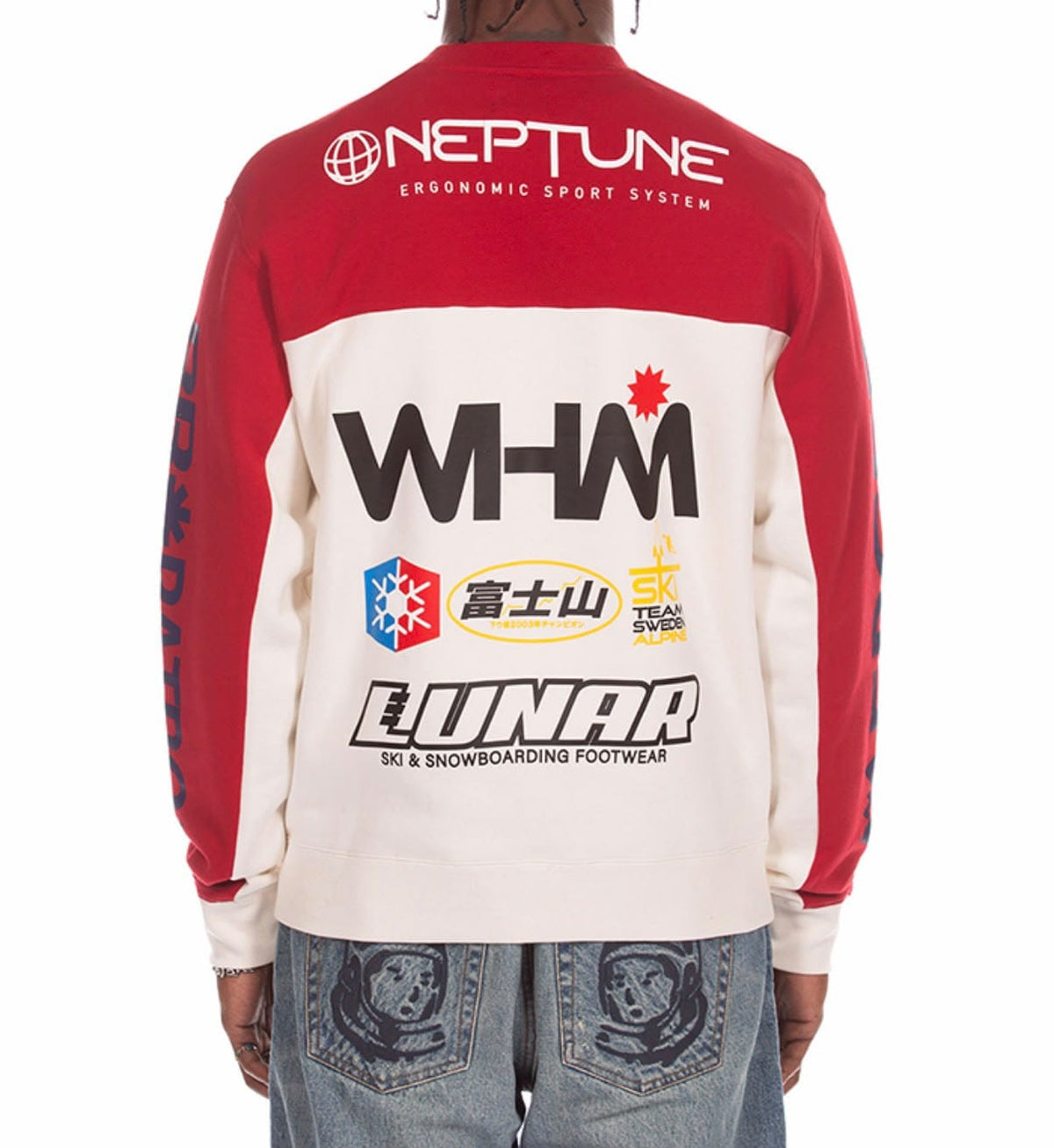 Billionaire Boys' Club BB Patrol sweatshirt in whisper white classic crewneck design