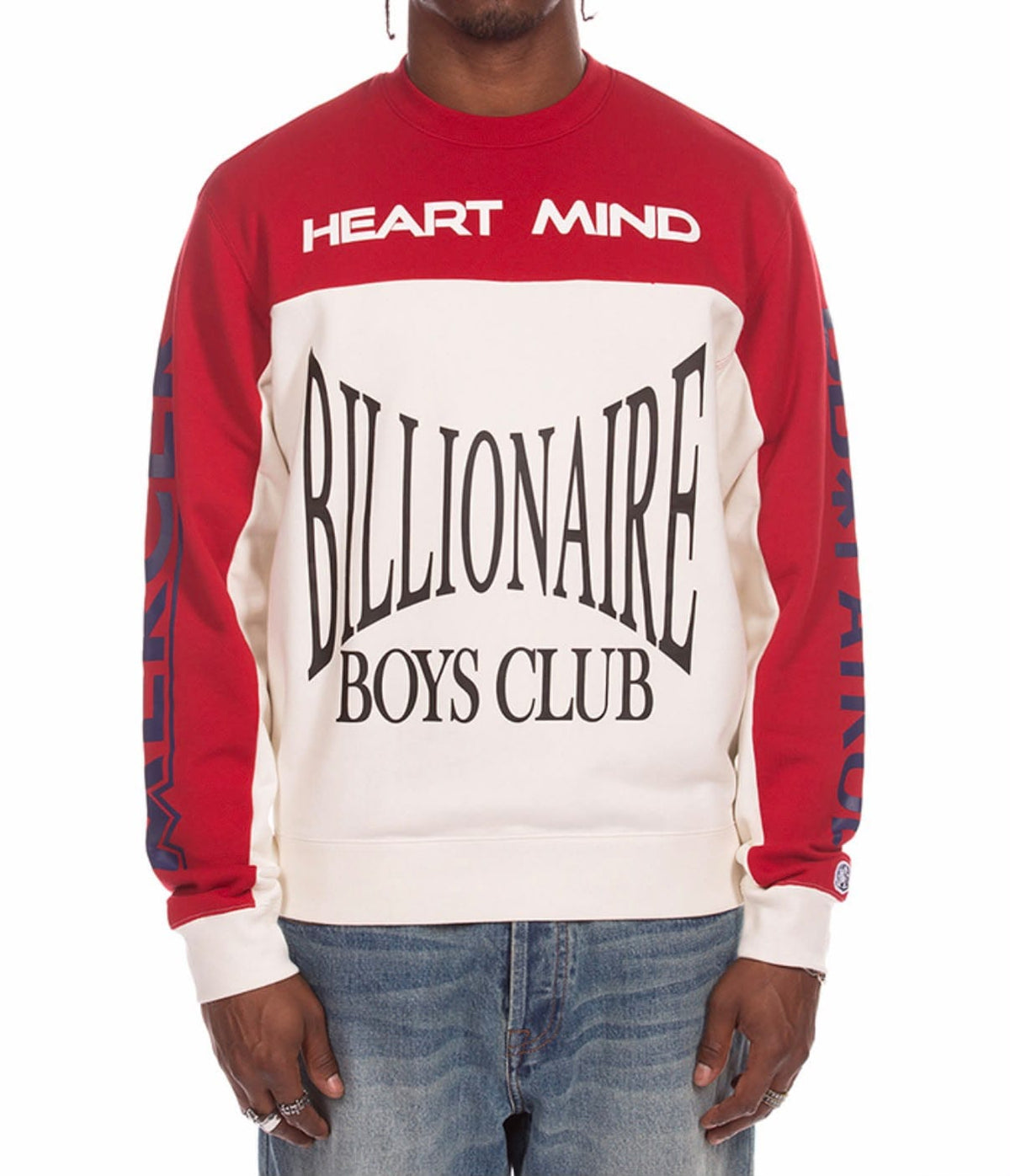 Billionaire Boys' Club BB Patrol sweatshirt in Whisper White with graphic logo design