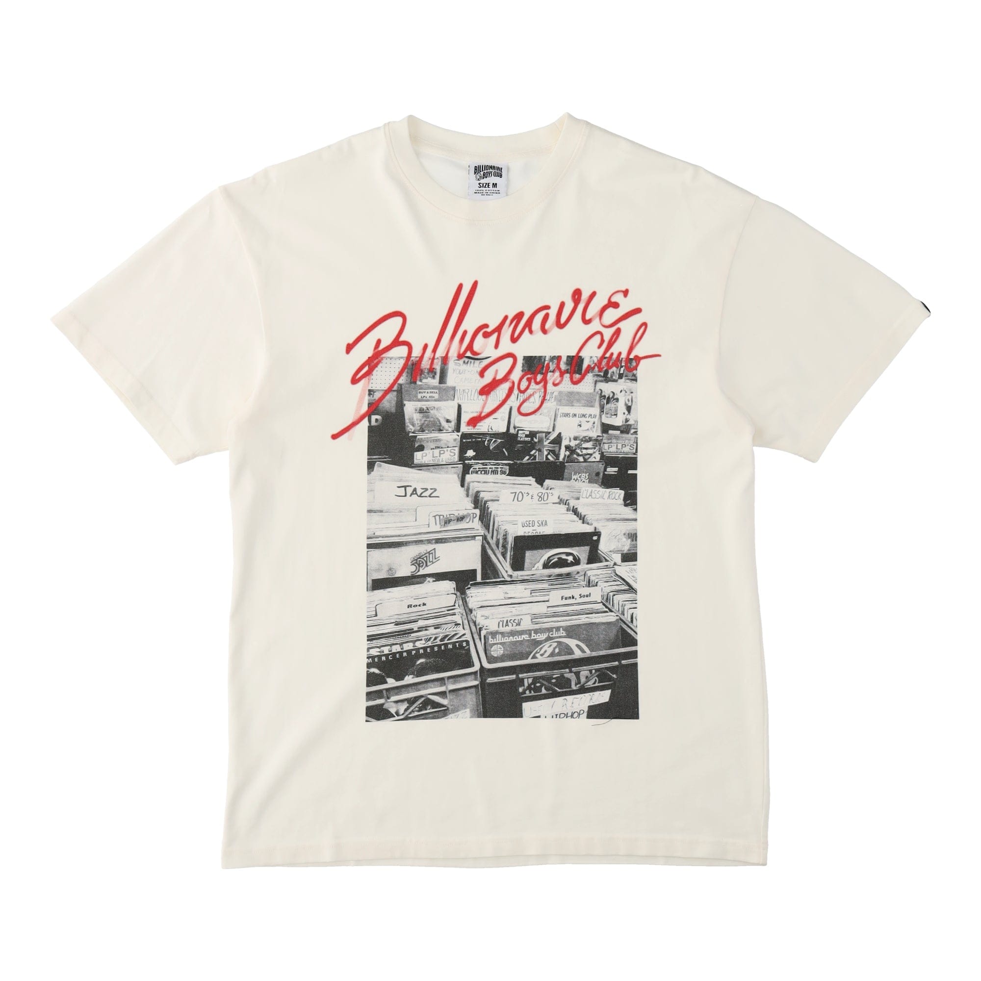 Billionaire Boys' Club BB Crates T-Shirt, black cotton tee with graphic logo print, casual streetwear style.