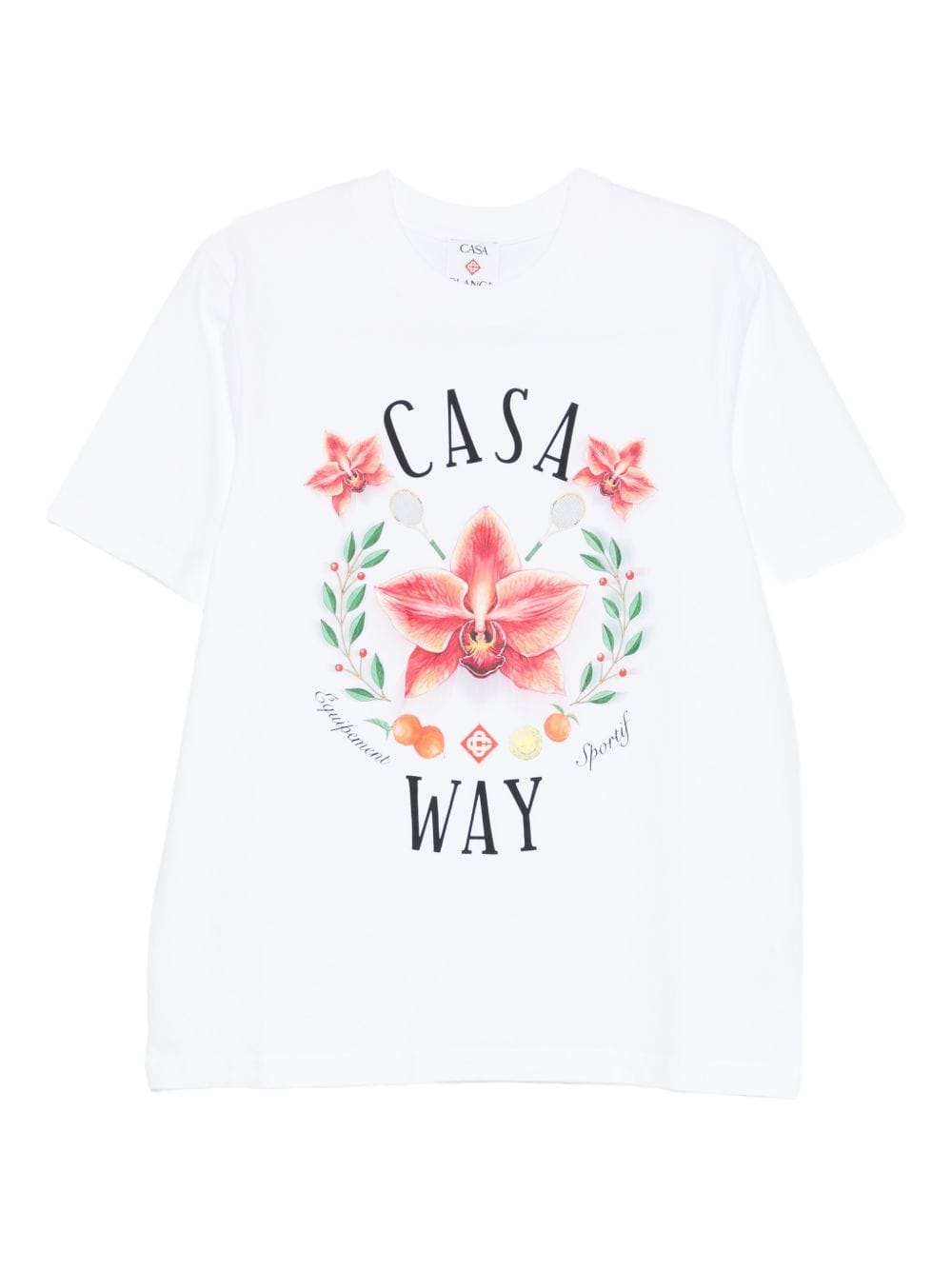 Casablanca T-Shirts Casablanca Casa Way Orchid Tee Casablanca Casa Way Orchid Tee