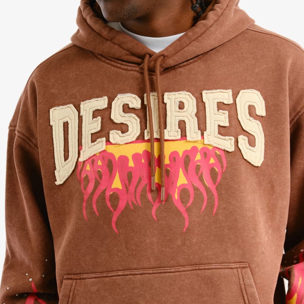 Copper Rivets Hoodies Desires Cropped Hoodie Desires Cropped Hoodie