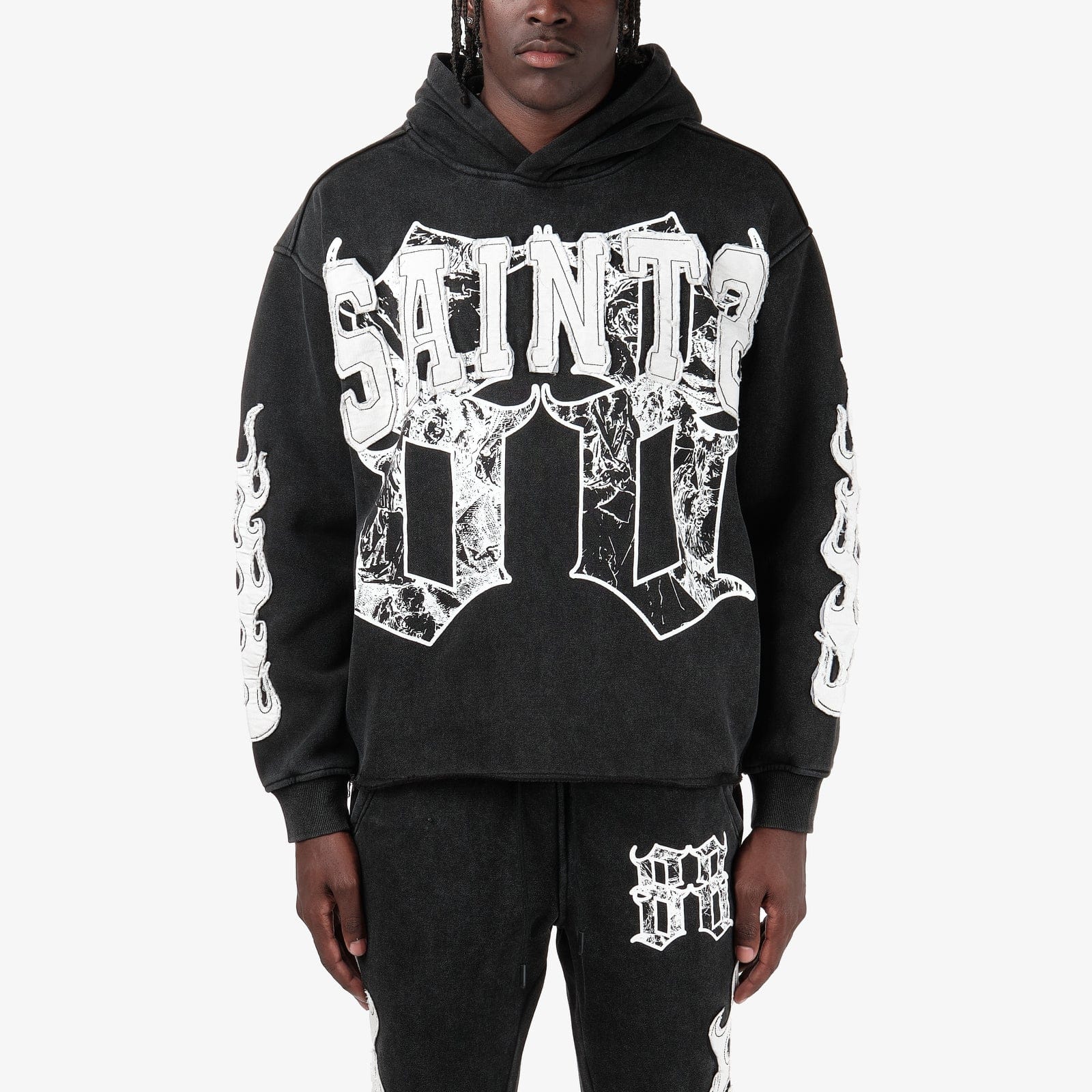 Copper Rivets Sets Copper Rivet Essential Fleece Tracksuit - Black Copper Rivet Essential Fleece Tracksuit - Black