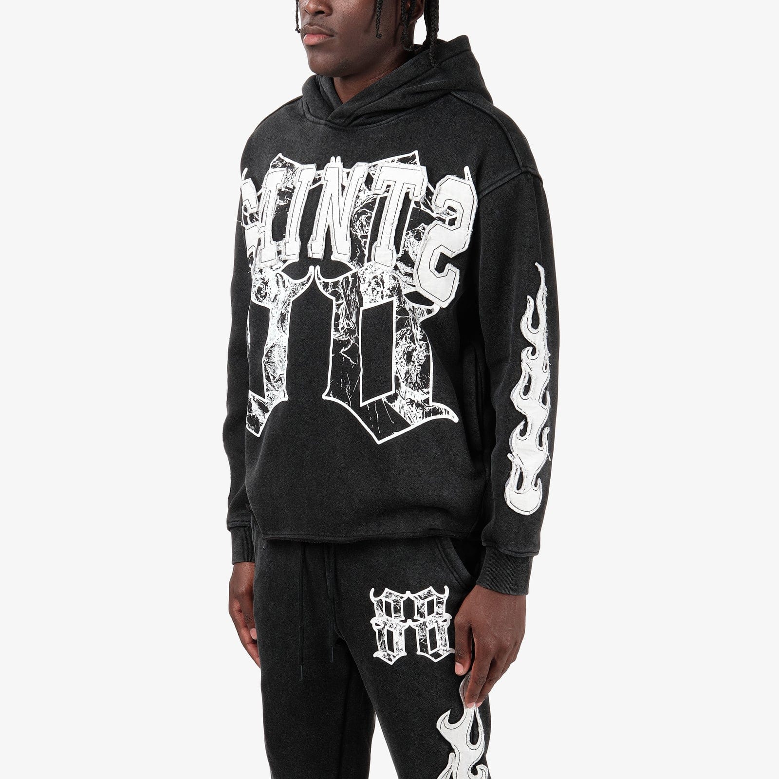 Copper Rivets Sets Copper Rivet Essential Fleece Tracksuit - Black Copper Rivet Essential Fleece Tracksuit - Black