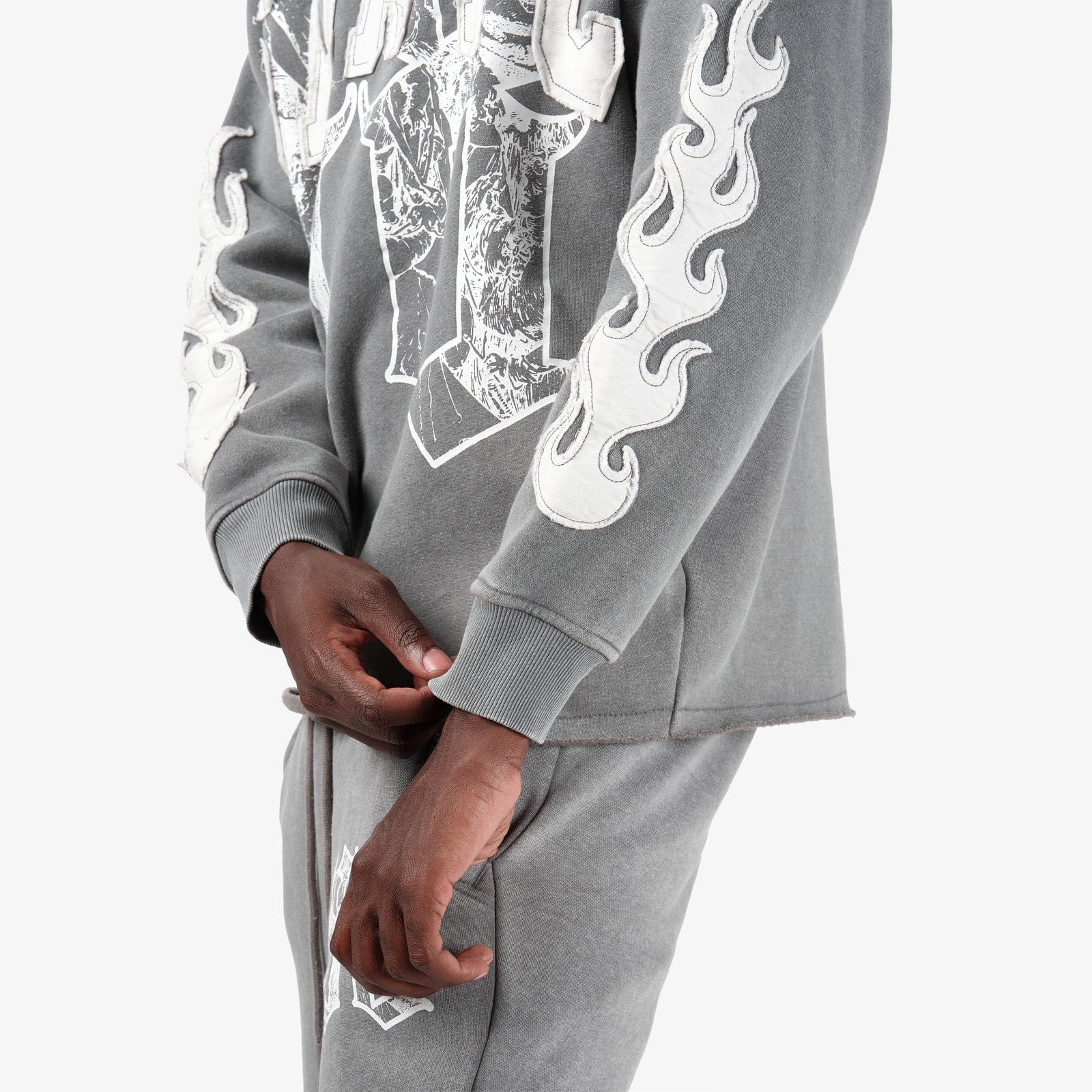 Copper Rivets Sets Copper Rivet Essential Fleece Tracksuit - Grey Copper Rivet Essential Fleece Tracksuit - Grey