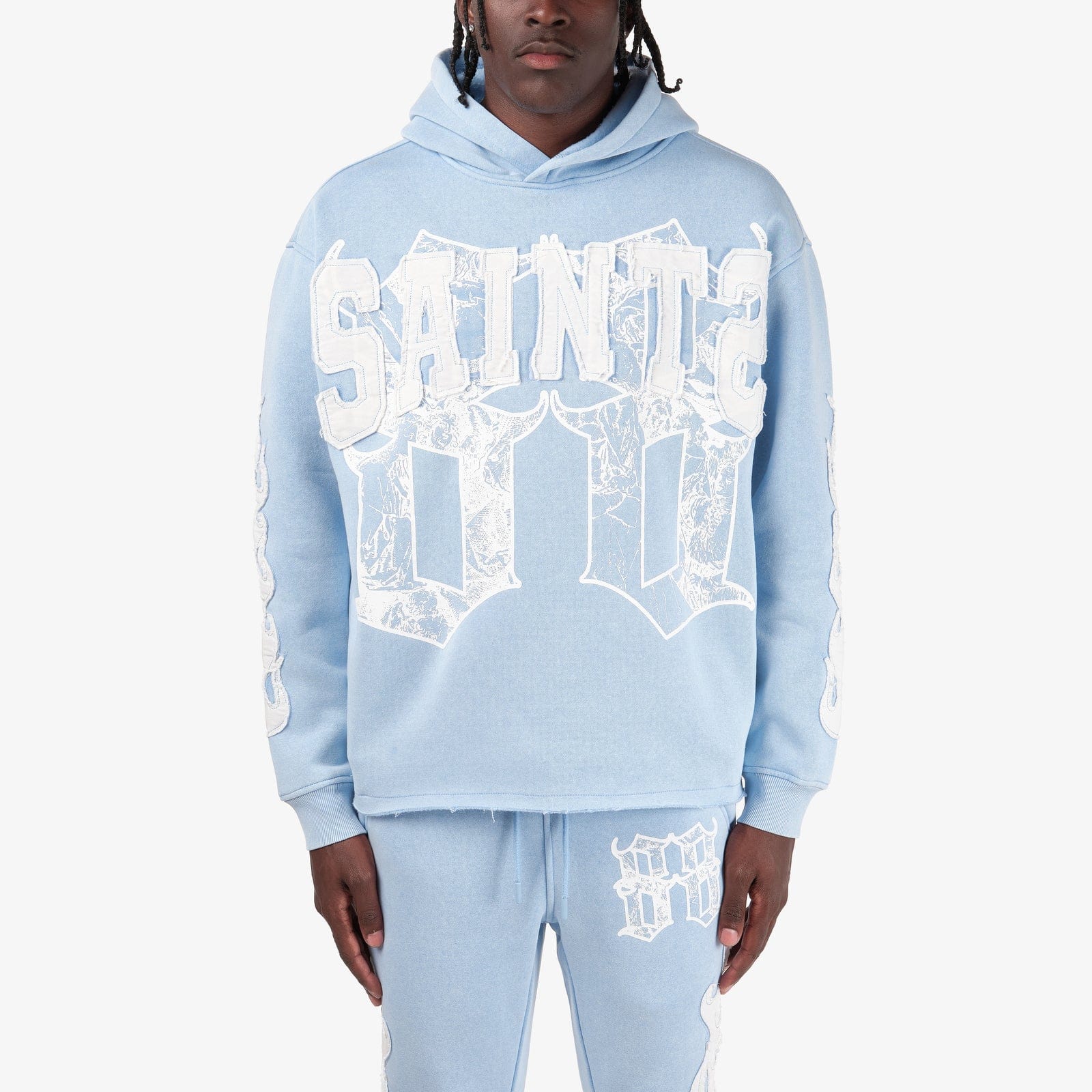 Copper Rivets Sets Copper Rivet Essential Fleece Tracksuit - Light Blue Copper Rivet Essential Fleece Tracksuit - Light Blue
