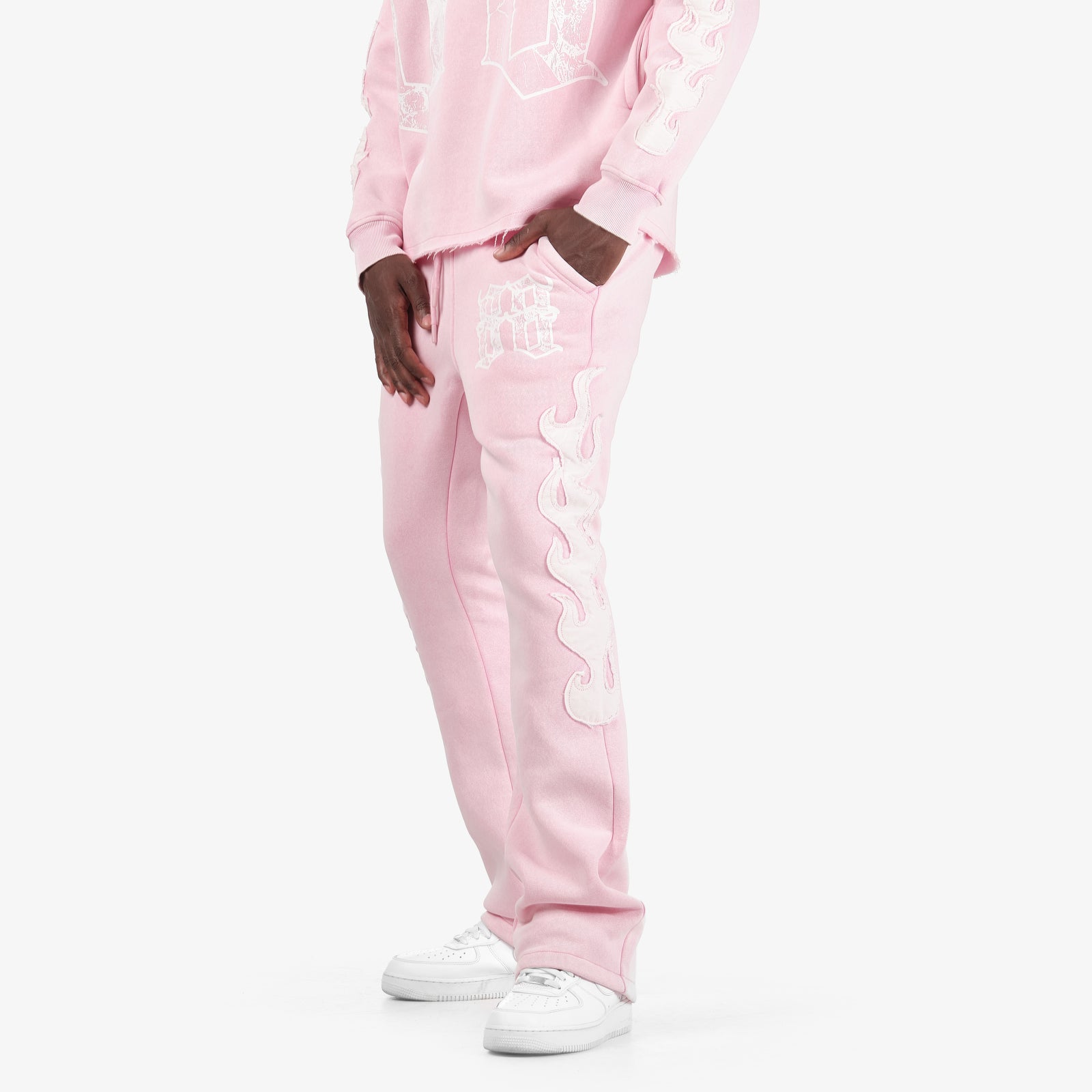 Copper Rivets Sets Copper Rivet Essential Fleece Tracksuit - Pink Copper Rivet Essential Fleece Tracksuit - Pink
