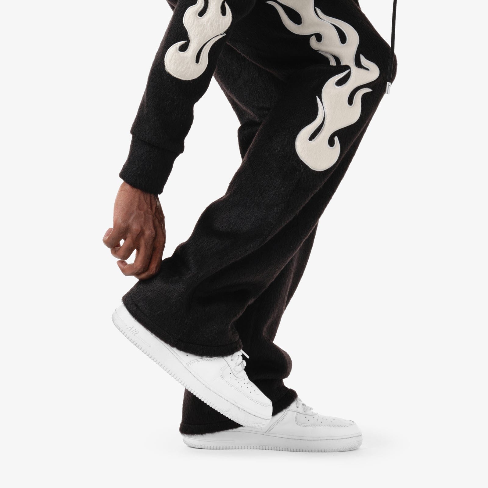 Copper Rivets Sweatpants Saints Mohair Stacked Sweatpants Saints Mohair Stacked Sweatpants
