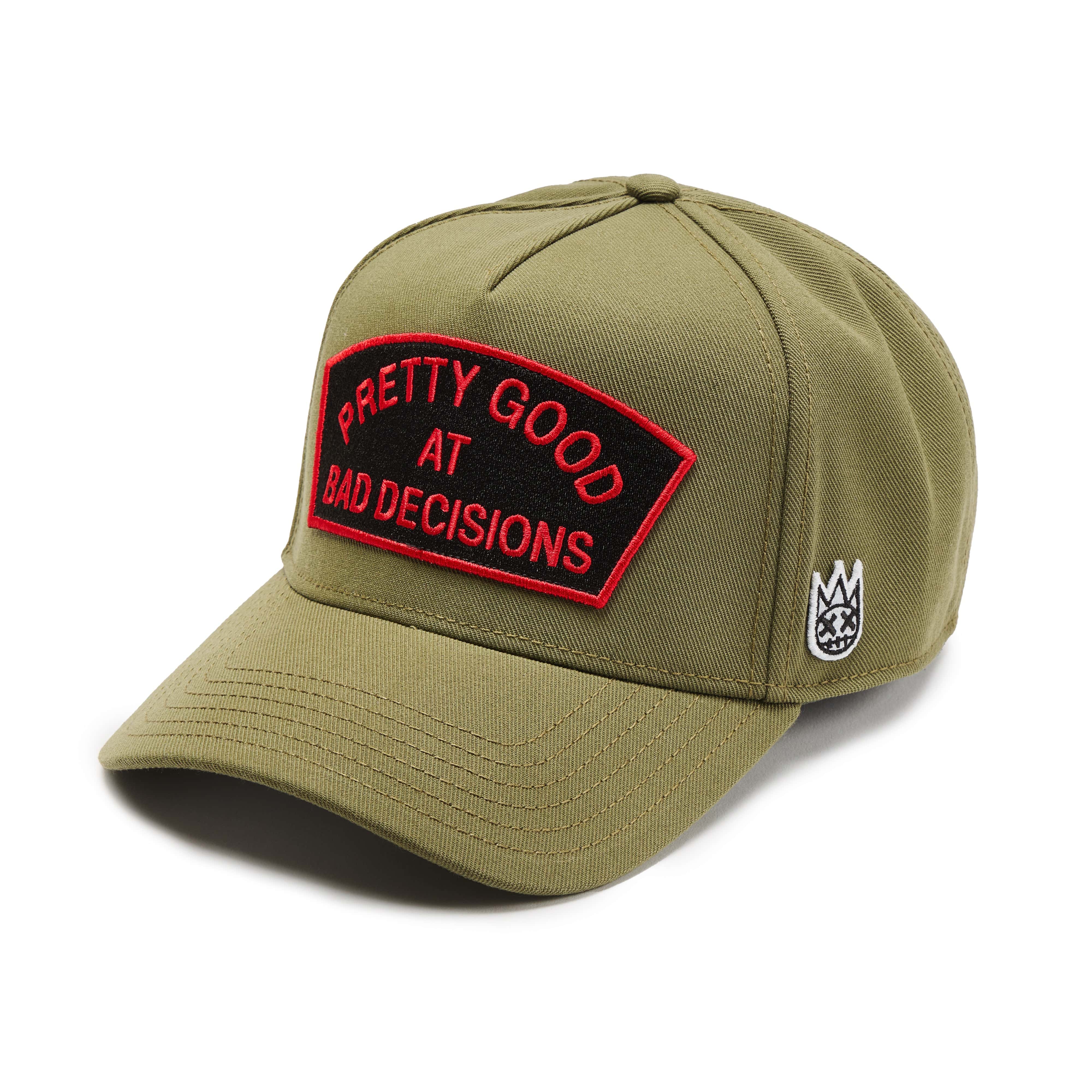Cult of Individuality Hat Cult of Individuality Bad Decisions A-Frame Snapback - Green Cult of Individuality Bad Decisions A-Frame Snapback - Green