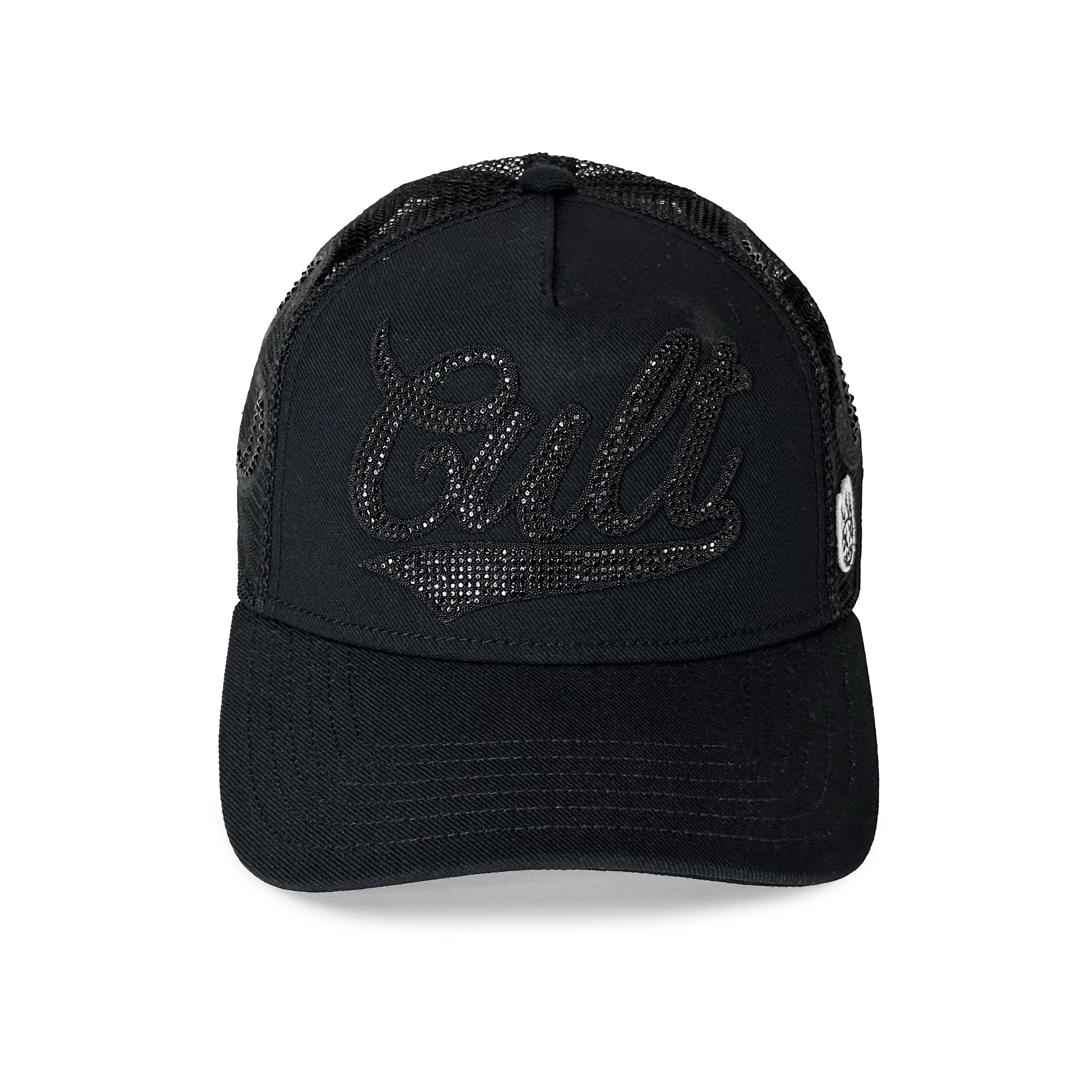 Cult of Individuality Hat Cult of Individuality Crystal Paisley Shimuchan Logo Mesh Back Trucker Hat in Black Cult of Individuality Crystal Paisley Shimuchan Logo Mesh Back Trucker Hat in Black