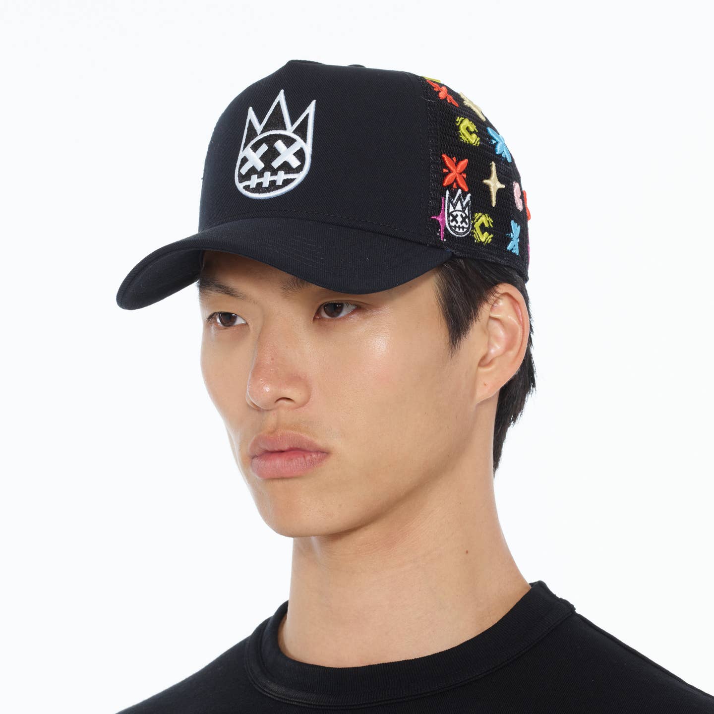 Cult of Individuality Hat Cult of Individuality Cult Logo Pattern Hat - Black/White Cult of Individuality Cult Logo Pattern Hat - Black/White