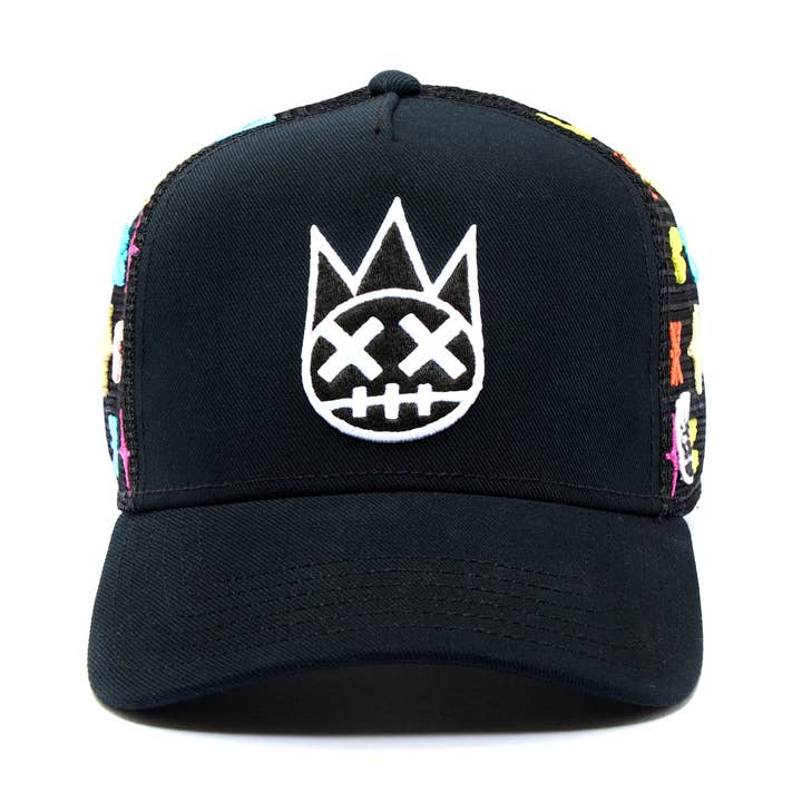Cult of Individuality Hat Cult of Individuality Cult Logo Pattern Hat - Black/White Cult of Individuality Cult Logo Pattern Hat - Black/White