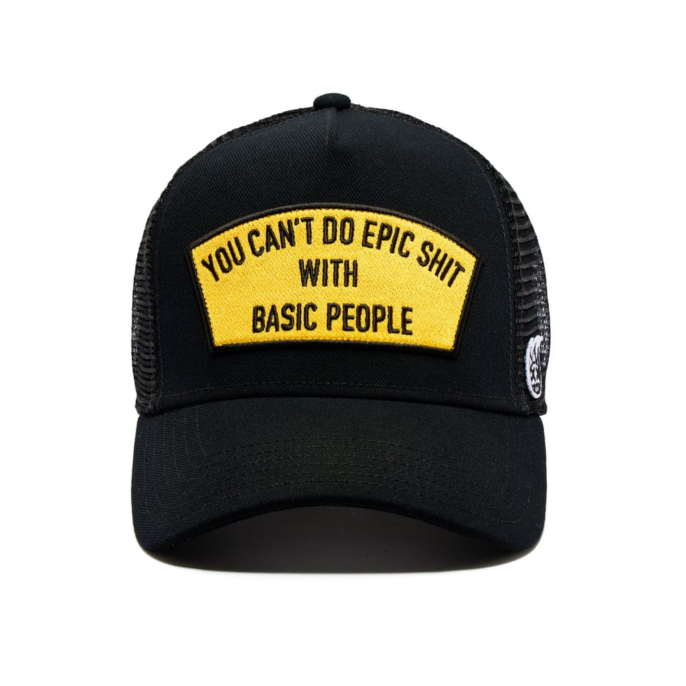 Cult of Individuality Hat Cult of Individuality Epic Shit Trucker Hat - Black/Yellow Cult of Individuality Epic Shit Trucker Hat - Black/Yellow