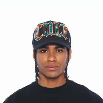 Cult of Individuality Hat Cult of Individuality Mesh Back Trucker "Stained Glass" - Black Cult of Individuality Mesh Back Trucker "Stained Glass" - Black